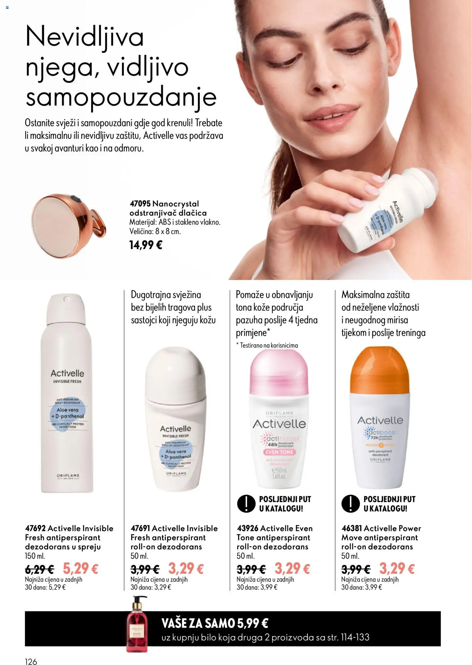 Oriflame katalog | vrijedi od 05.08.2026 | Stranica: 126 | Proizvodi: Dezodorans, Antiperspirant