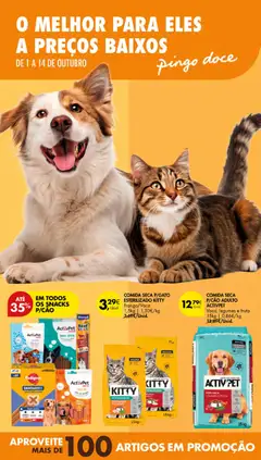 Pré-visualização Pingo Doce folheto Especial Petfood Açores válido de 01/10/2026