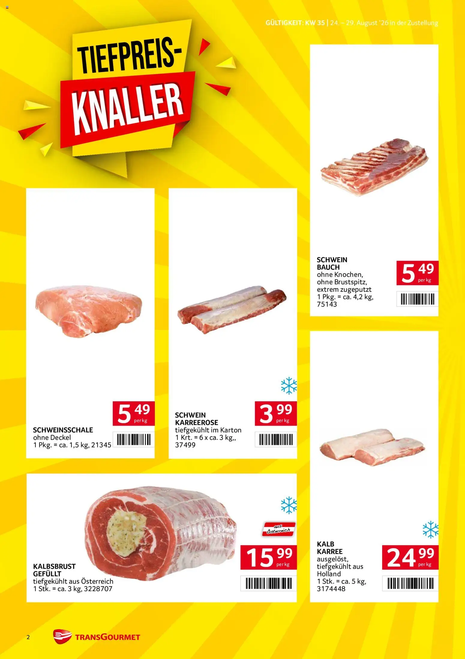 Transgourmet Zustellaktion gültig ab 24.08.2026 | Seite: 2