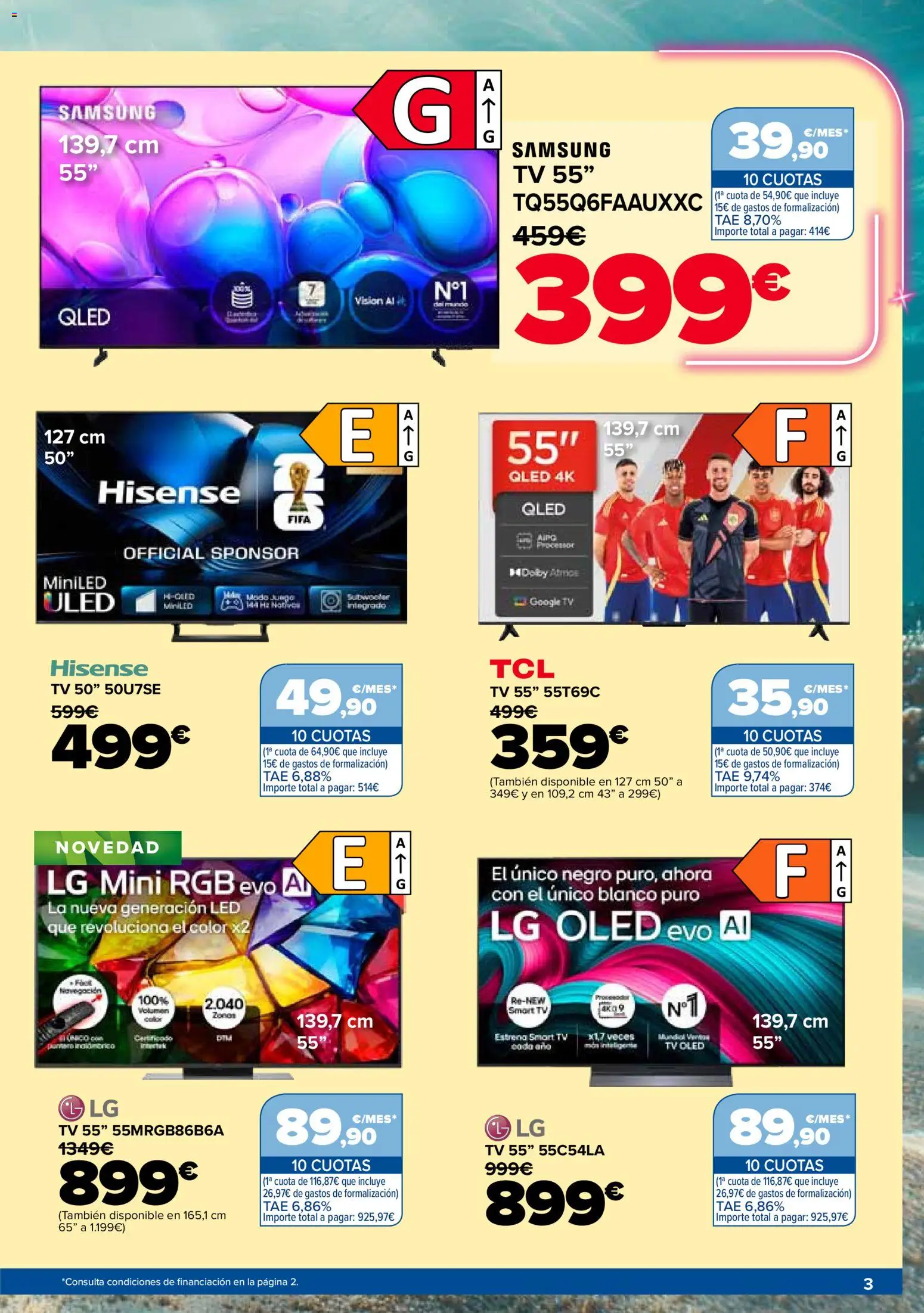 Carrefour Electroverano │ válido desde el 14/07/2026 | Página: 3 | Productos: Televisión