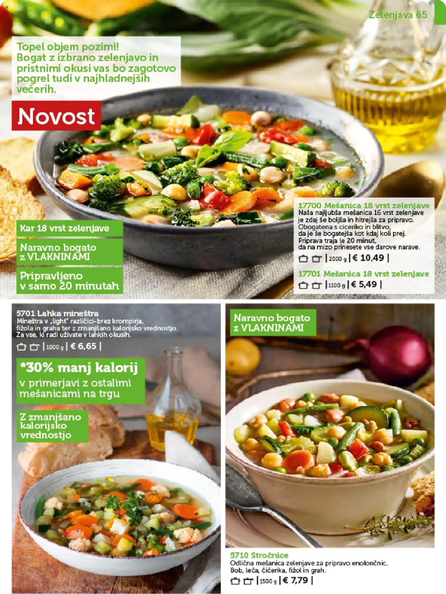 Novi Bofrost katalog ponudbe – veljaven od 01.02.2026 | Stran: 65 | Izdelki: Zelenjava