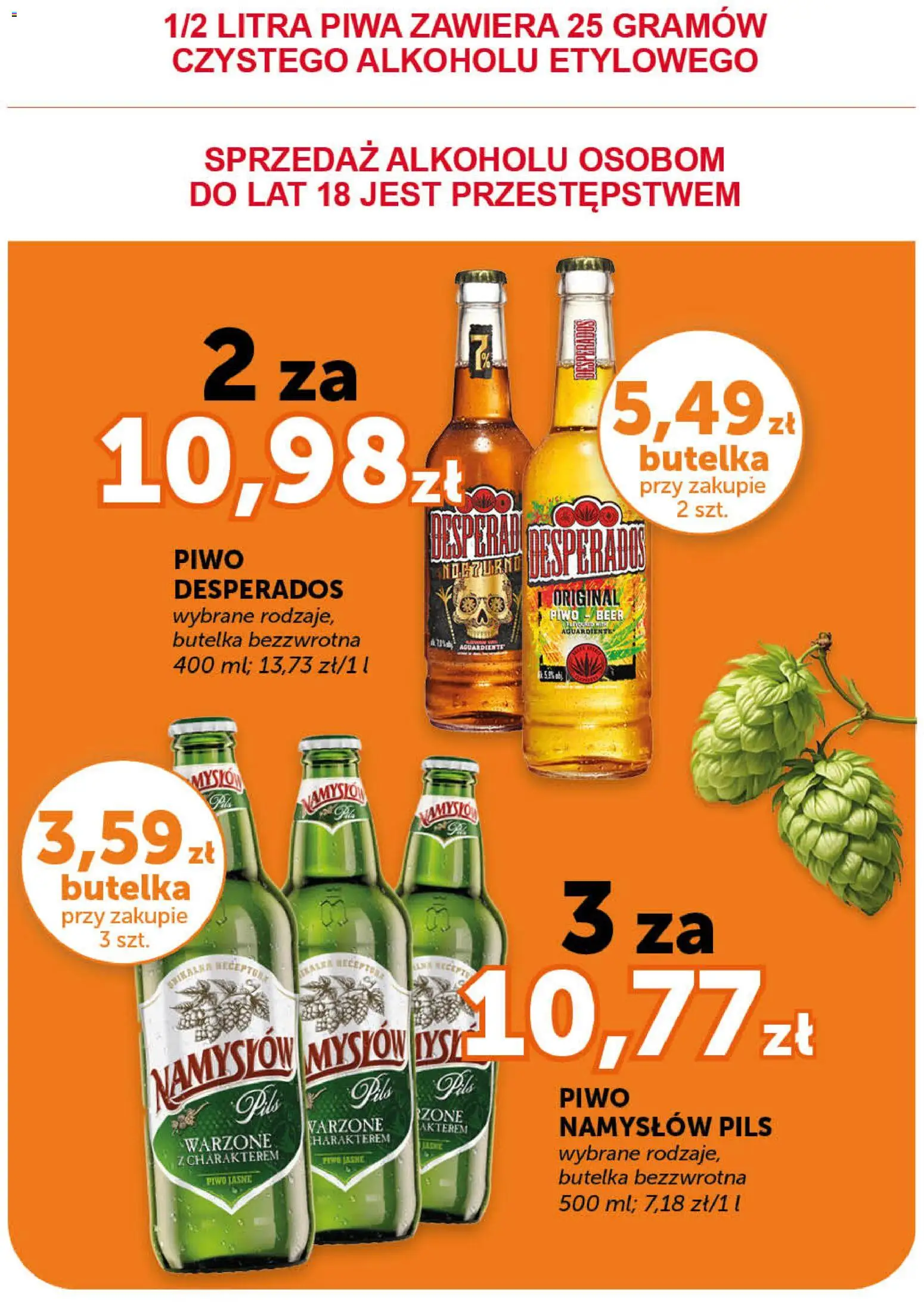 Euro Sklep gazetka - Minimarket od 14.05.2026 | Strona: 8 | Produkty: Piwo Desperados, Piwo