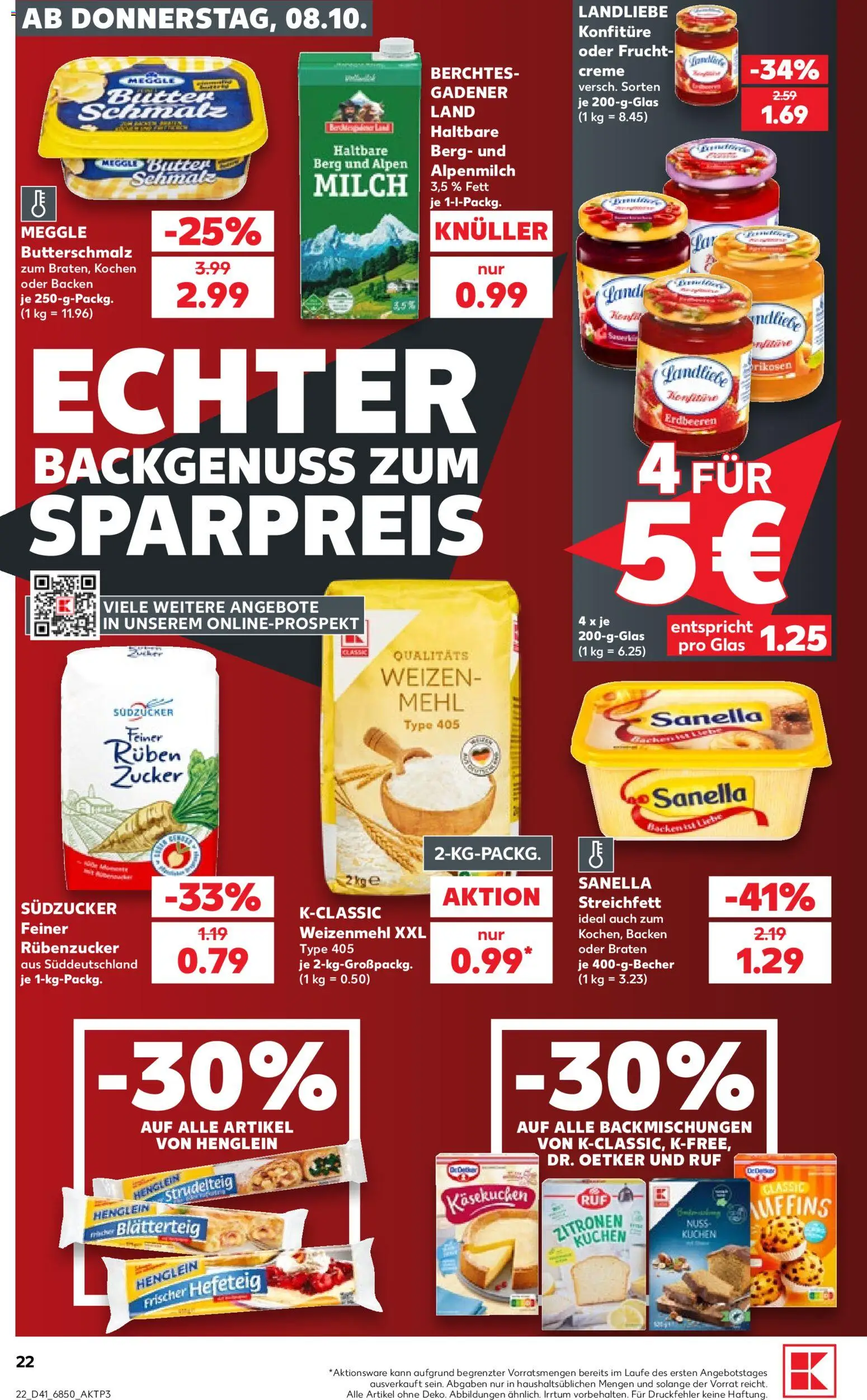 Kaufland Německo leták od 08.10.2026 | Strana: 22