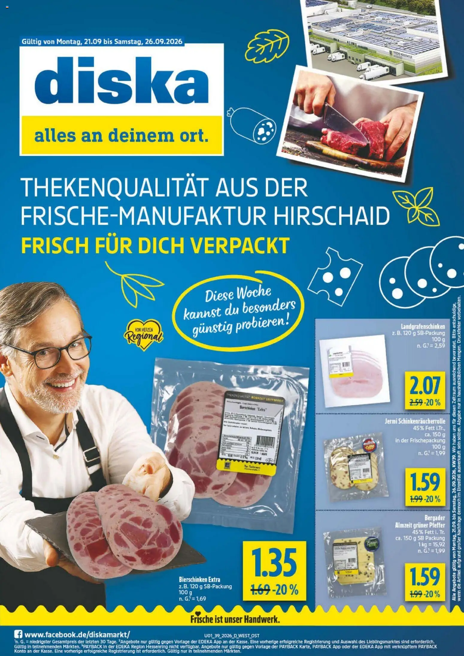 Diska Bayern – gültig ab 21.09.2026 | Seite: 1 | Produkte: Pfeffer