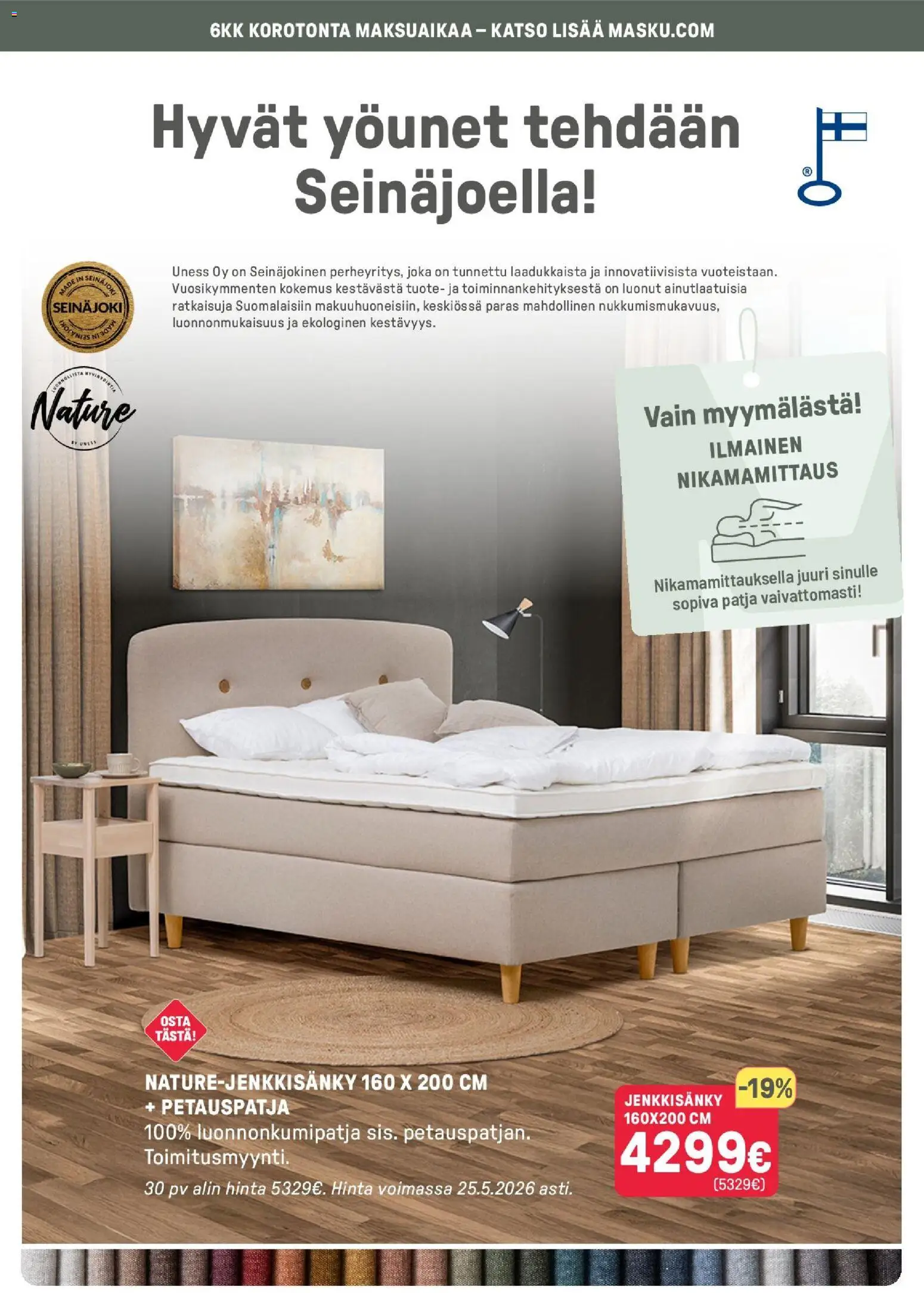 Masku tarjoukset – voimassa 15/05/2026 alkaen | Sivu: 14 | Tuotteet: Jenkkisänky, Patja, Petauspatja