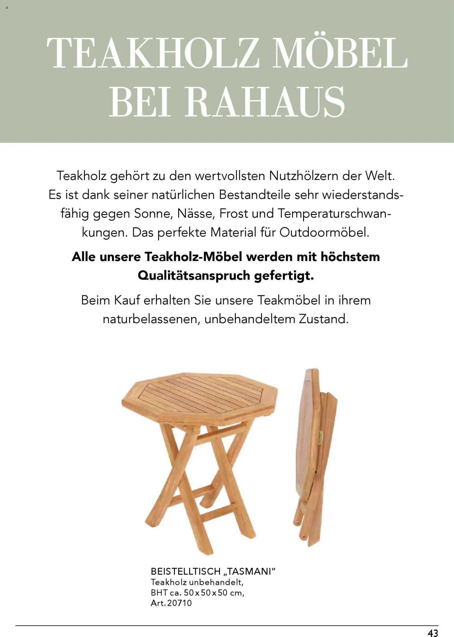 Rahaus Prospekt – gültig ab 27.04.2026 | Seite: 43 | Produkte: Beistelltisch