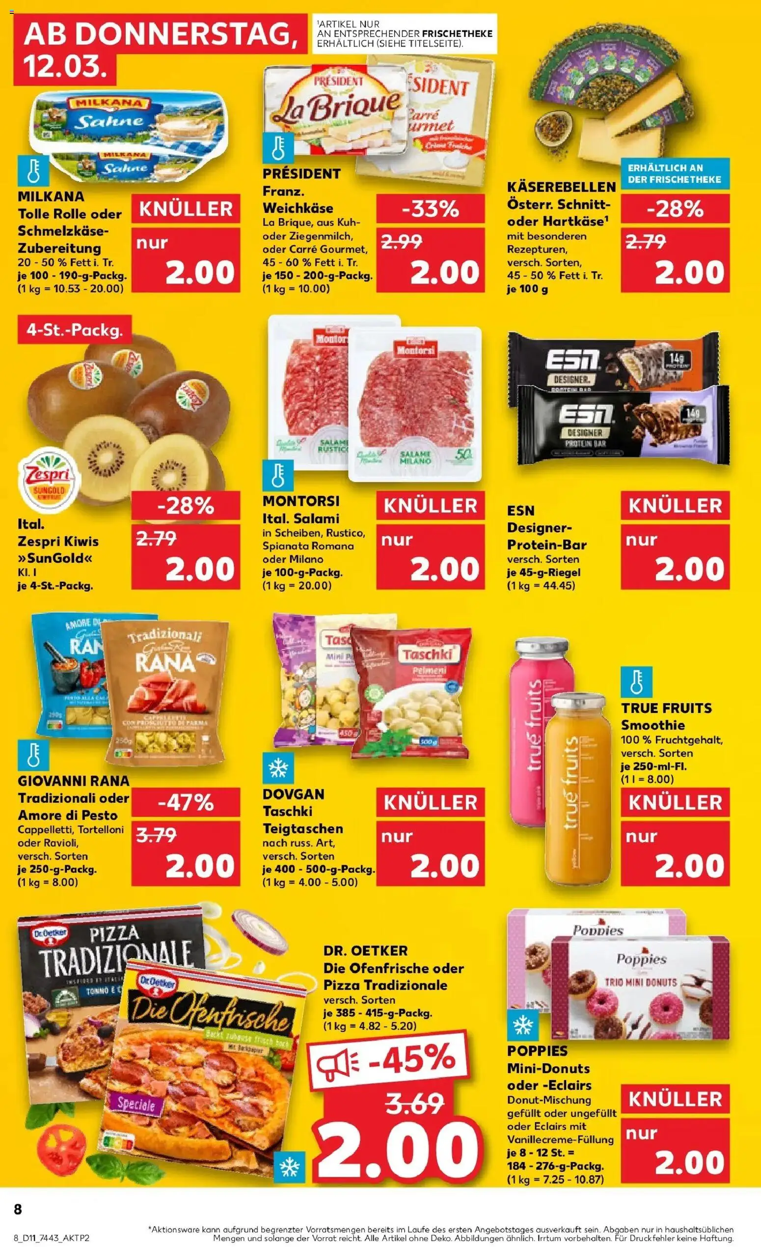 Kaufland Prospekt Iserlohn	 – gültig ab 09.03.2026 | Seite: 20 | Produkte: Ofenfrische, Salami, Pizza, Sahne