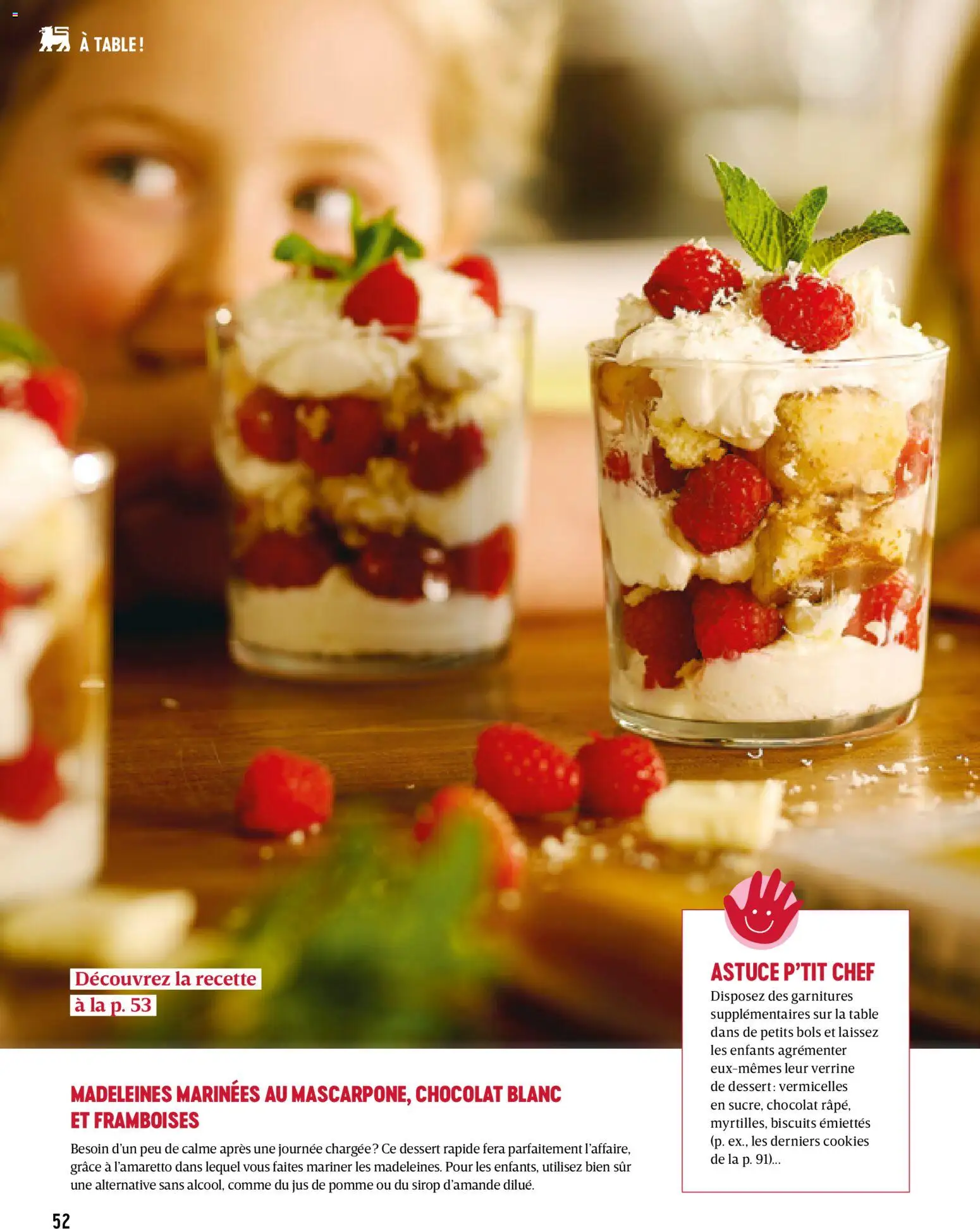 {H1} | Pagina: 52 | Producten: Madeleines, Dessert, La