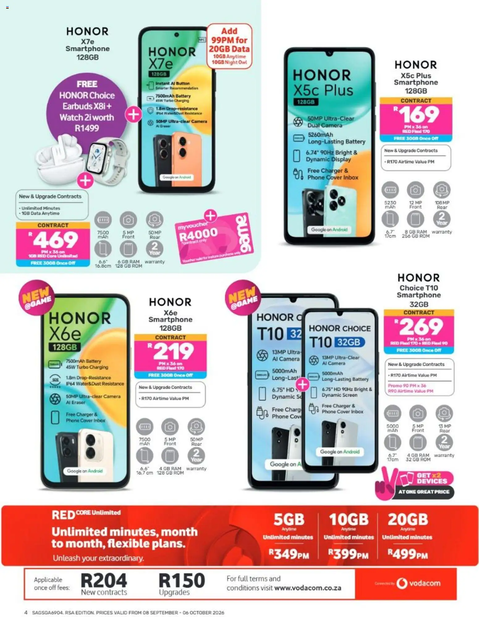 New Game catalogue – valid from 08/09/2026 | Page: 4 | Products: Watch, Earbuds, Camera, Battery