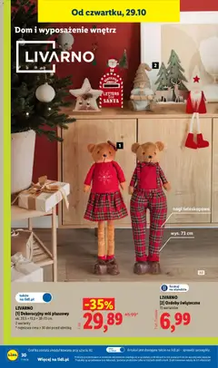 Pogląd oferty "LIVARNO, [2] Ozdoby świąteczne, Ozdoby świąteczne, 15 wariantów" - ważna od 26.10.2026 | Strona: 36 | Produkty: Ozdoby świąteczne