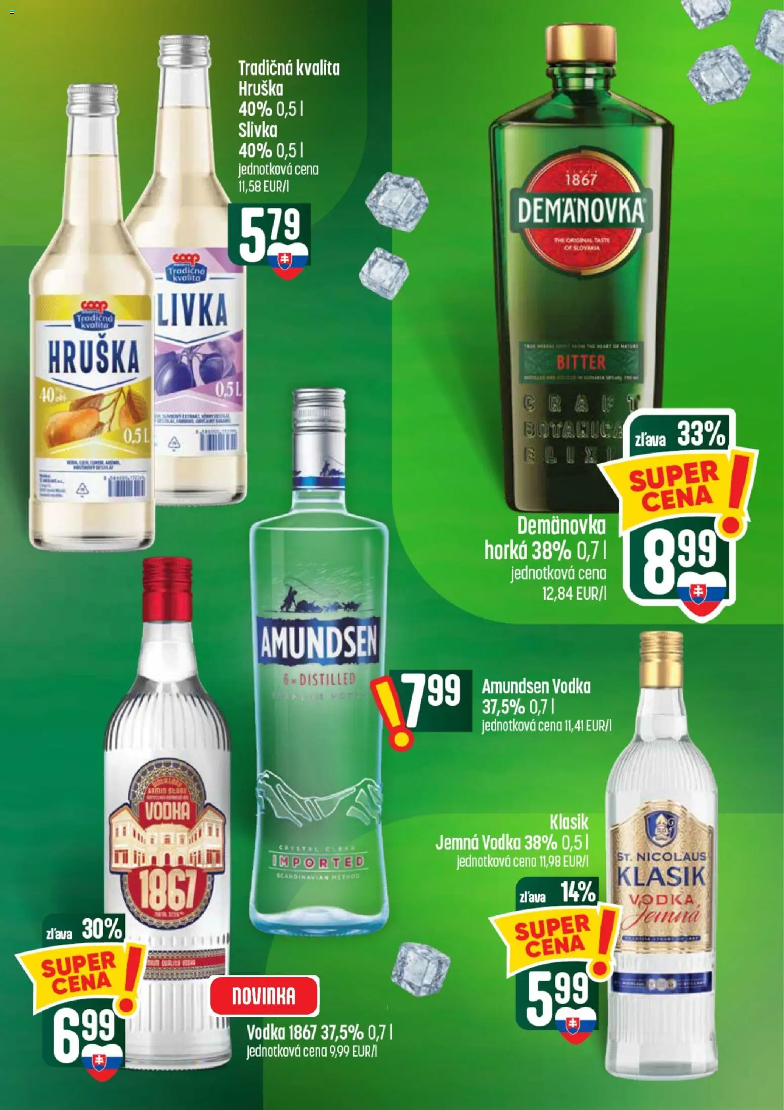 Nové COOP Jednota akcie – leták je platný od 30.07.2026 | Strana: 53 | Produkty: Vodka, Amundsen vodka