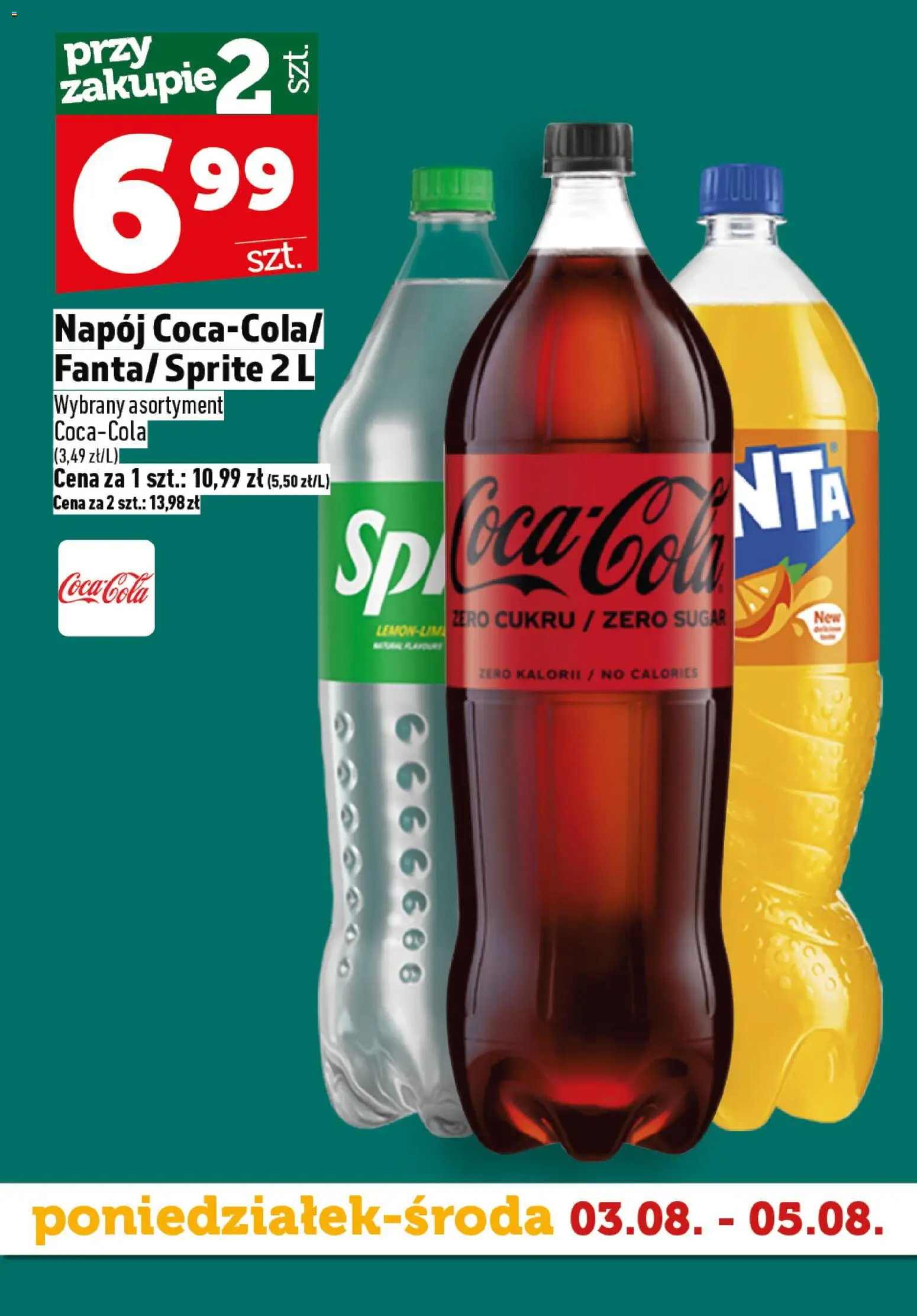 Topaz gazetka - Superstart tygodnia od 03.08.2026 | Strona: 6 | Produkty: Sprite