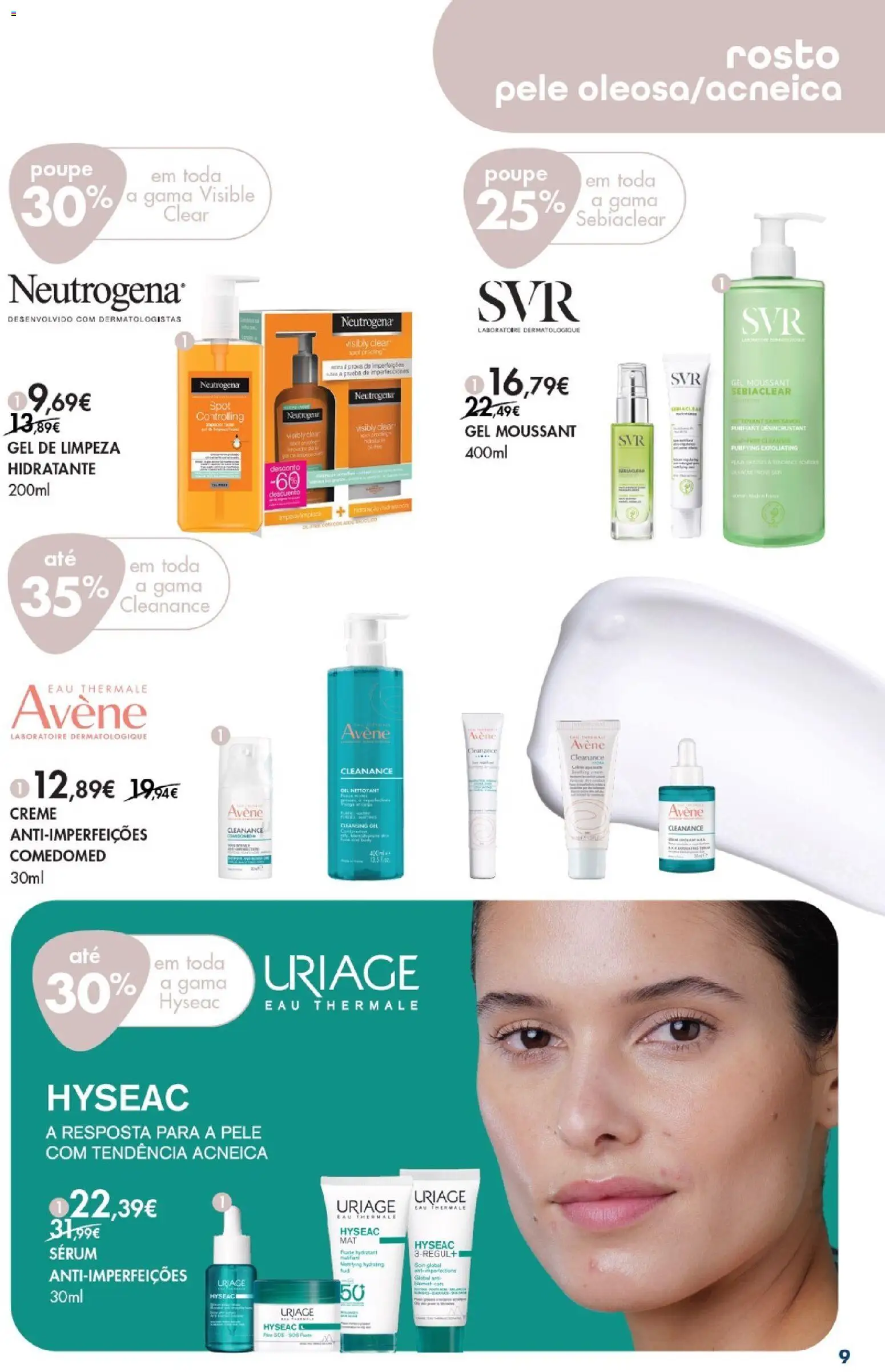 Pingo Doce Bem Estar Mulher Lojas │ válido de 03.03.2026 | Página: 9 | Produtos: Sérum, Creme, Gel de limpeza