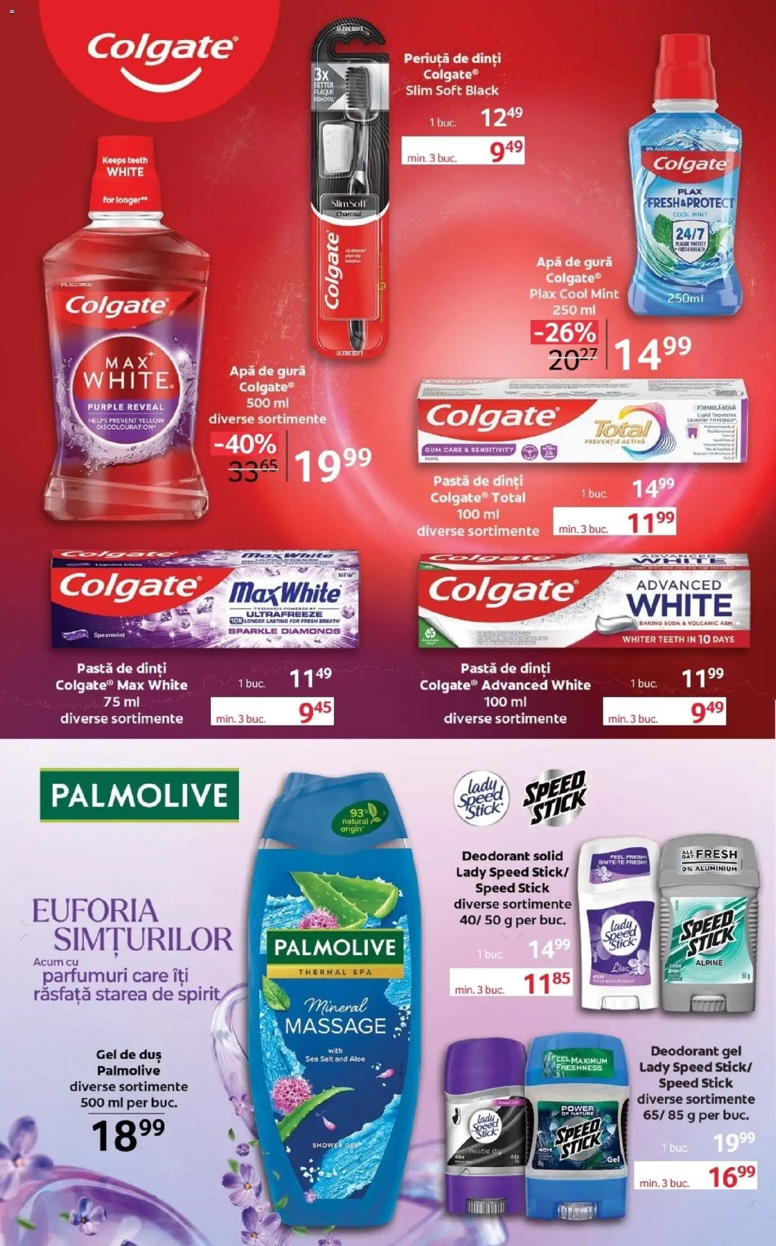 Noul catalog Selgros – valabil de la 03.04.2026 | Pagină: 36 | Produse: Duș, Gel de duș, Deodorant, Pastă de dinți