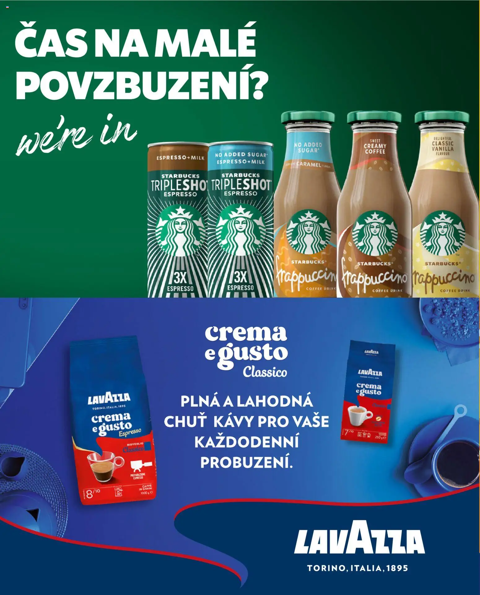 Billa leták - Gusto: Léto 2026 od 01.06.2026 | Strana: 108 | Produkty: Starbucks, Lavazza, Crema