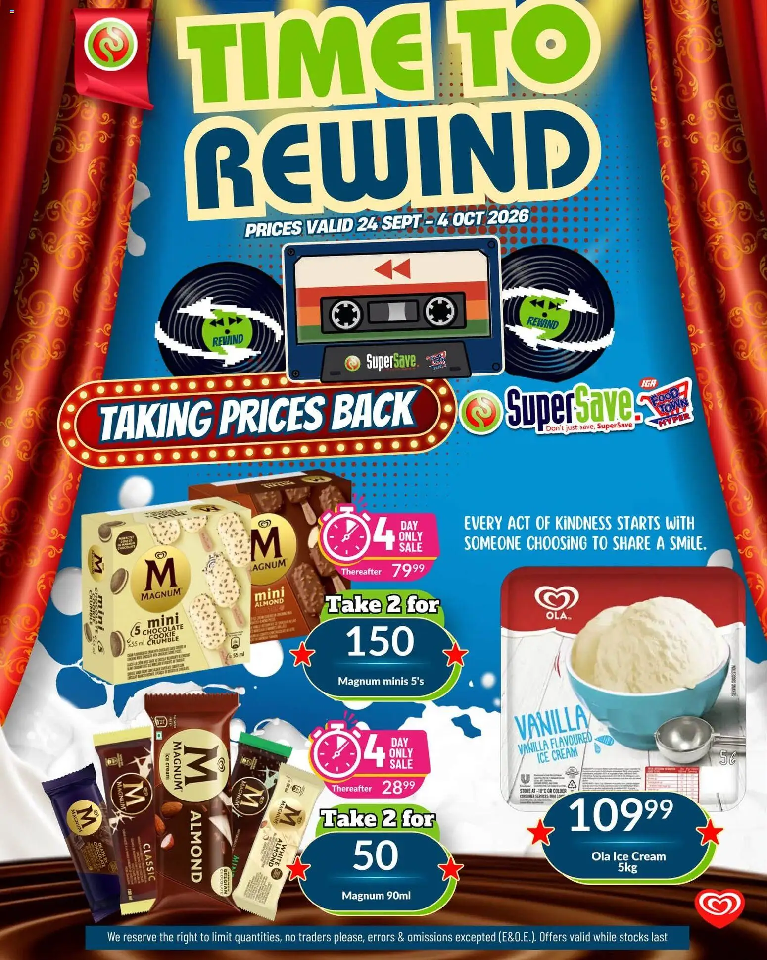 New Super Save catalogue – valid from 24/09/2026 | Page: 54 | Products: Vanilla, Chocolate, Cream, Ice cream