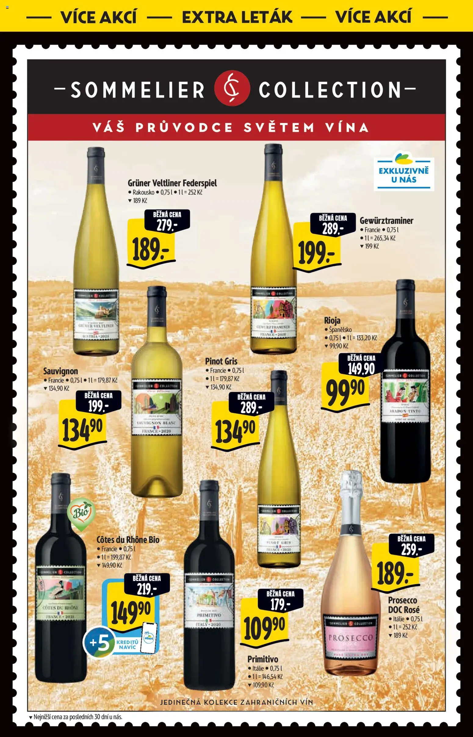 Albert katalog - Hypermarket - Léto od 17.06.2026 | Strana: 17 | Produkty: Prosecco, Primitivo, Grüner Veltliner, Pinot Gris