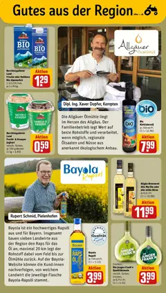 Rewe Prospekt München ab 27.07.2026 gültig | Seite: 25 | Produkte: Öl, Rapsöl, Birne, Nüsse