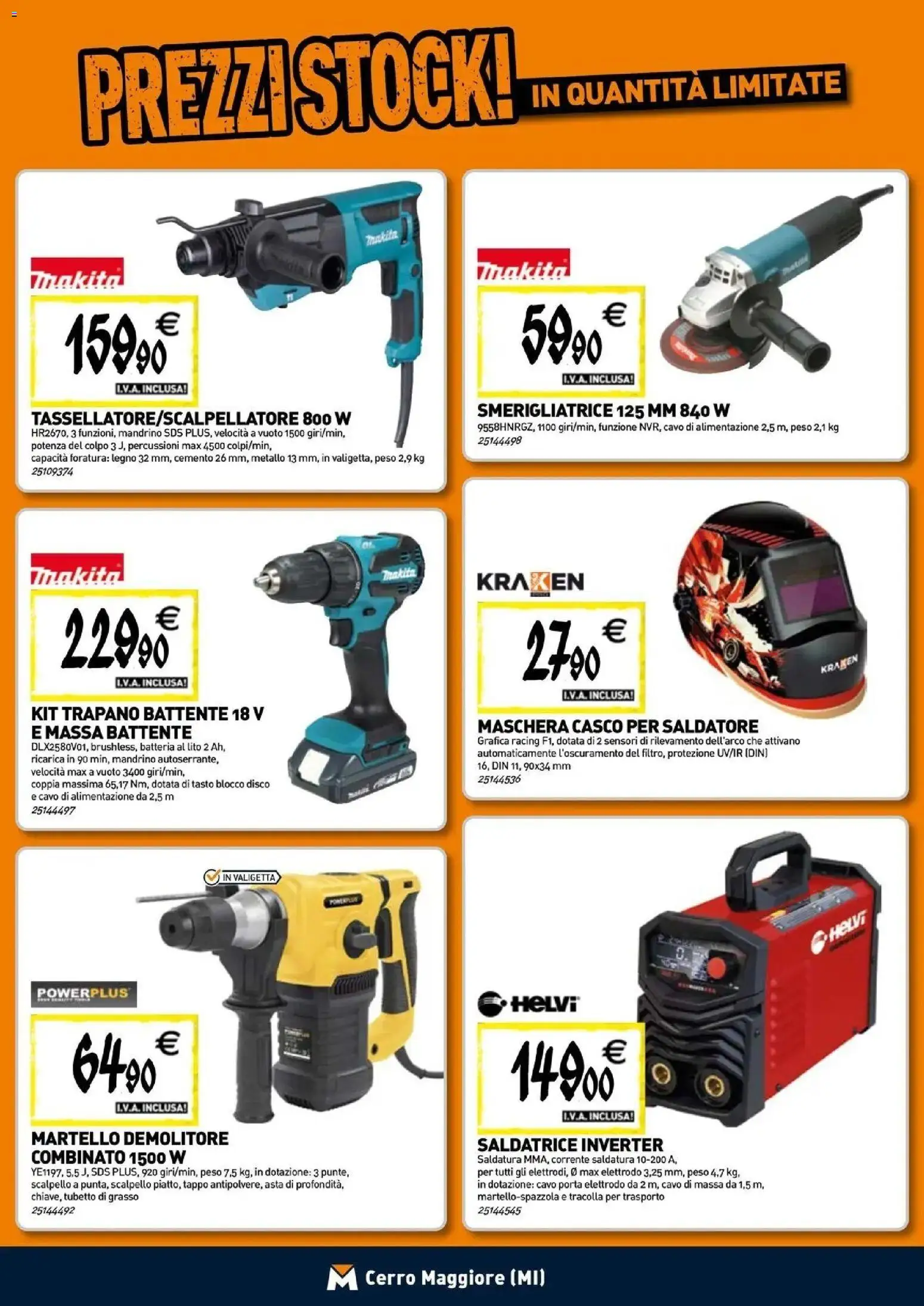 Nuovo TECNOMAT - Straordinari prezzi stock! dal 24/09/2026 > offerte anteprima 🛍️ | Pagina: 20 | Prodotti: Trapano, Saldatrice, Valigetta, Batteria