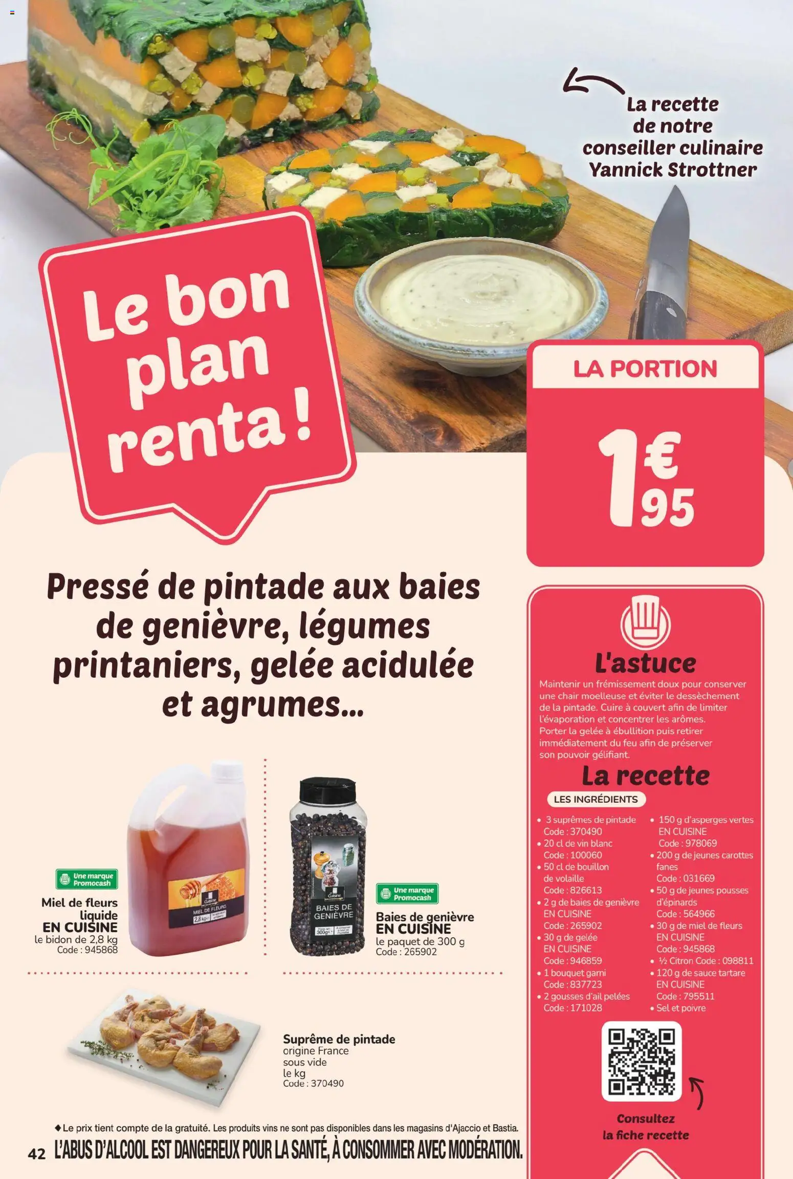 {H1} | Page: 42 | Produits: Citron, Miel, Poivre, Gelée