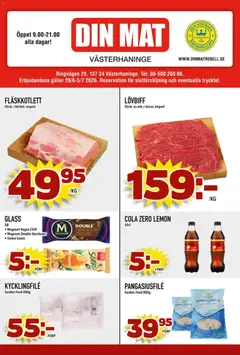 Din Mat erbjudanden - Förhandsvisning av reklamblad från butik Din Mat aktuell från 06/07/2026