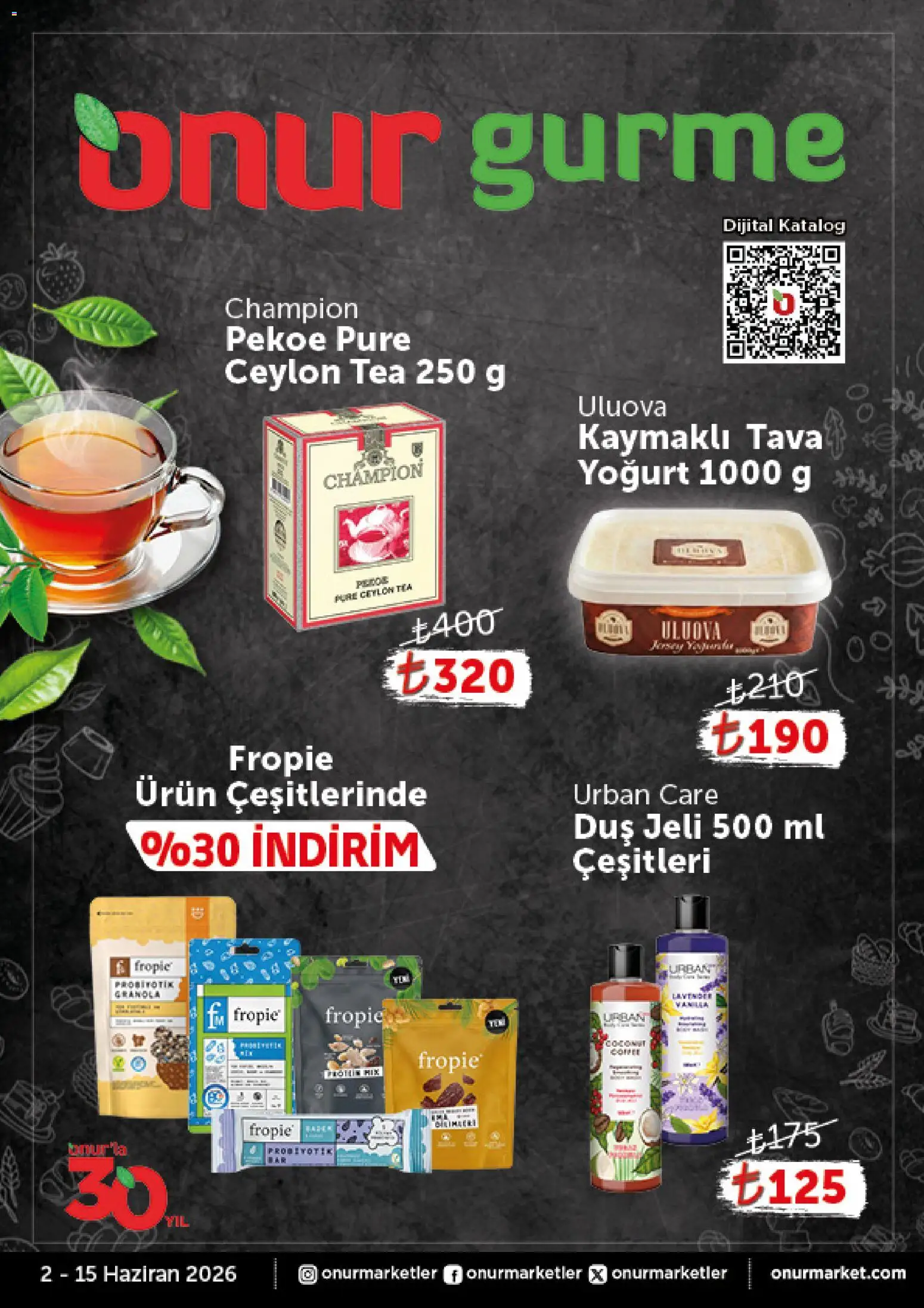 Onur Market - Katalog Gurme - 02.06.2026 tarihinden itibaren geçerlidir | Sayfa: 1