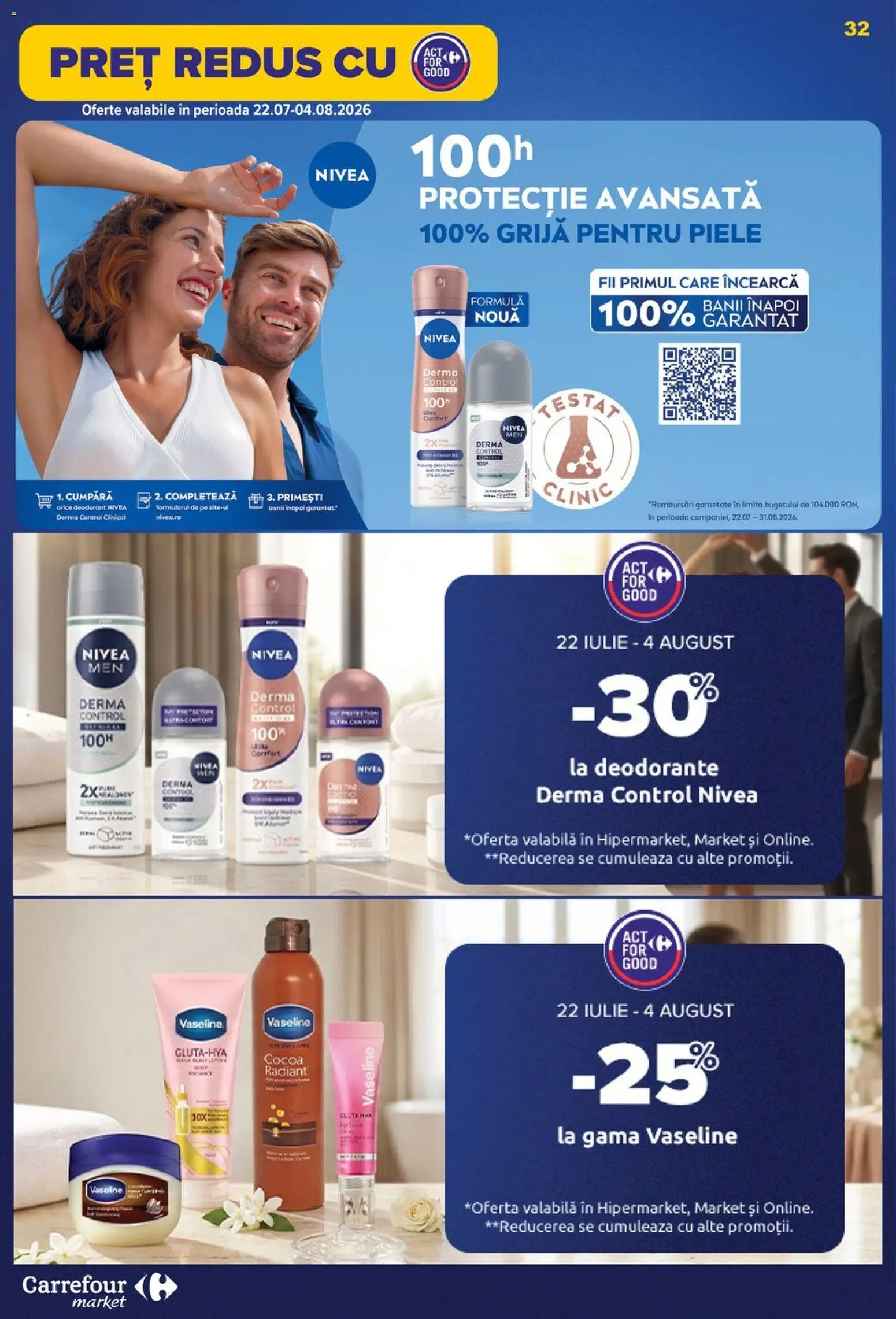 Noul catalog Carrefour – valabil de la 29.07.2026 | Pagină: 32 | Produse: Deodorant