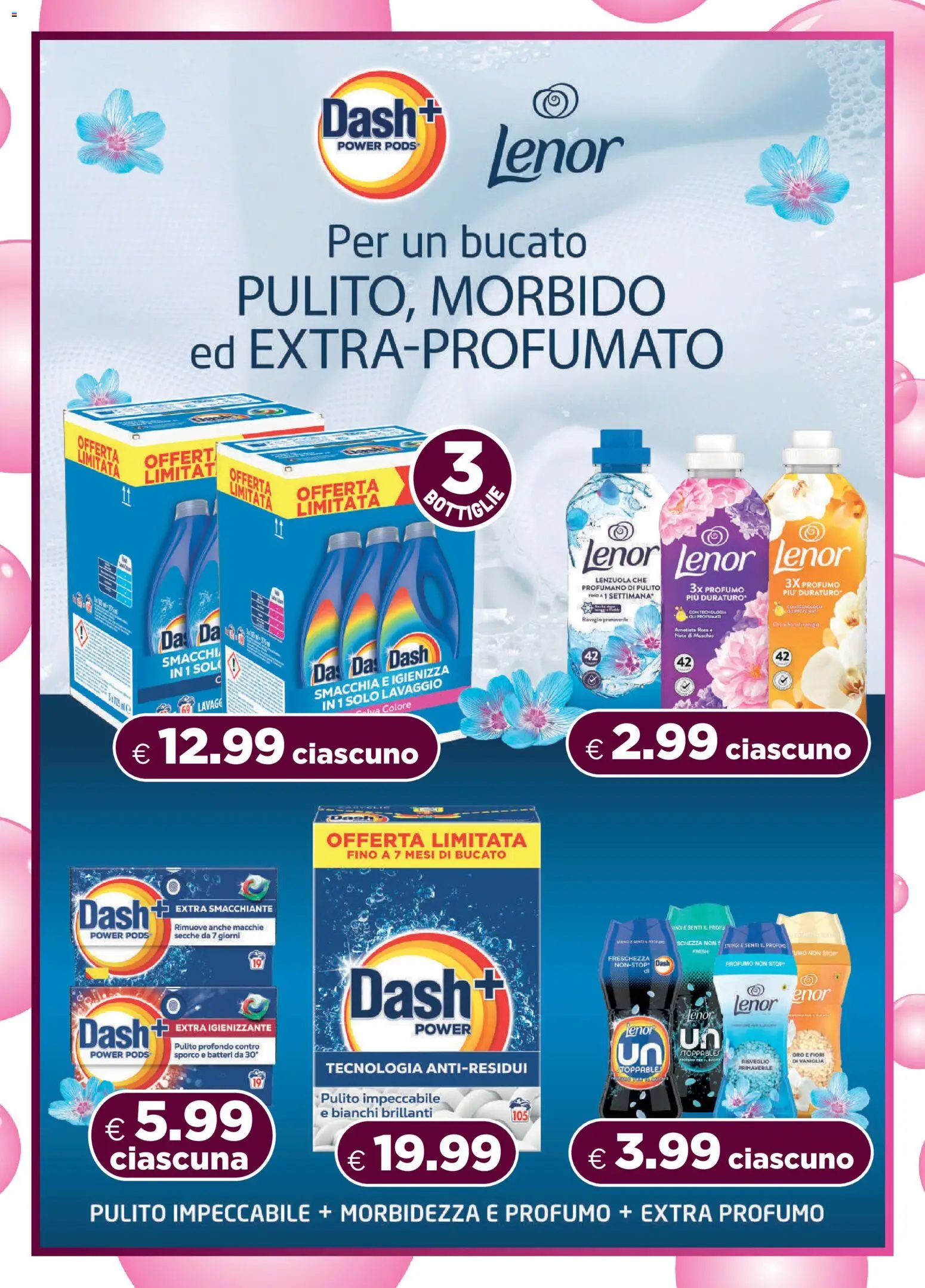 Volantino Acqua e Sapone del 26.04.2026 | Pagina: 6 | Prodotti: Lenzuola, Profumo