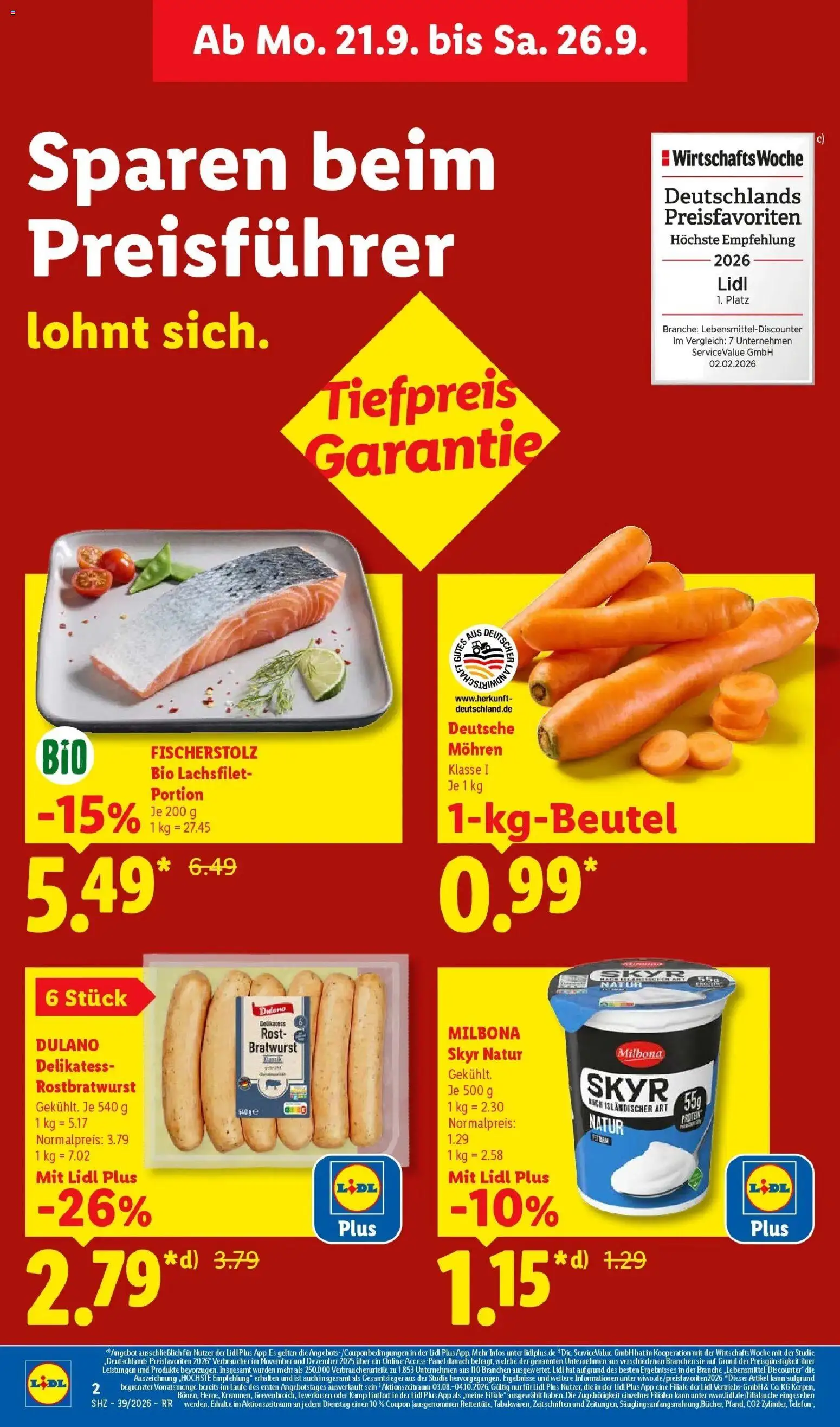 Lidl Prospekt Zülpich (ab 21.09.2026) zum Blättern » Angebote | Seite: 2