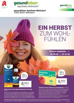 Angebote - Ihre Apotheke vor Ort: Jetzt alle Angebote auch online entdecken! ab 26.09.2026 gültig