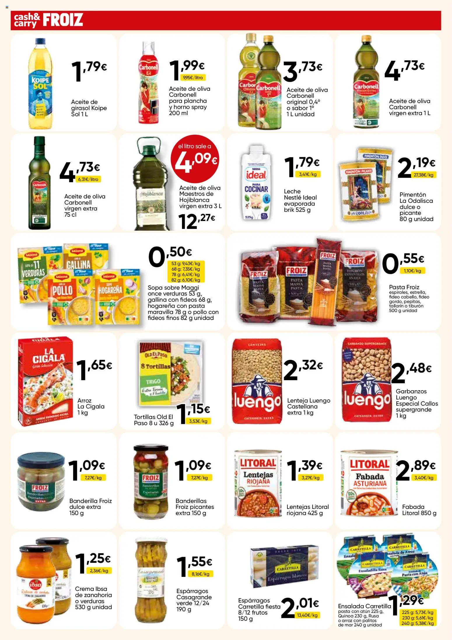 Froiz - Folleto Cash │ válido desde el 15/10/2026 | Página: 2 | Productos: Quinoa, Ensalada, Plancha, Pollo