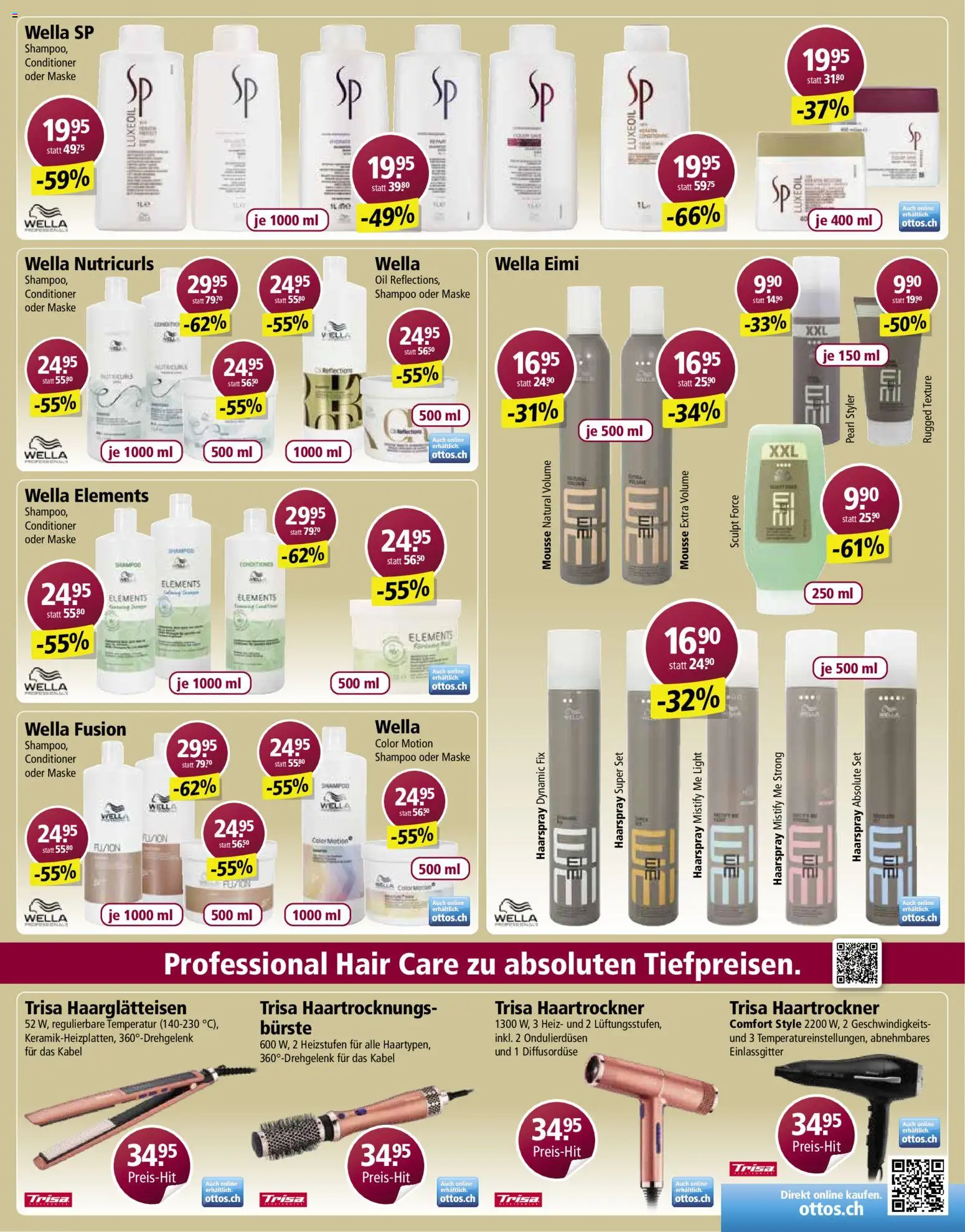 Otto's aktionen Marken Spezial – gültig ab 19.10.2026 | Seite: 9 | Produkte: Shampoo, Conditioner, Haarspray, Maske