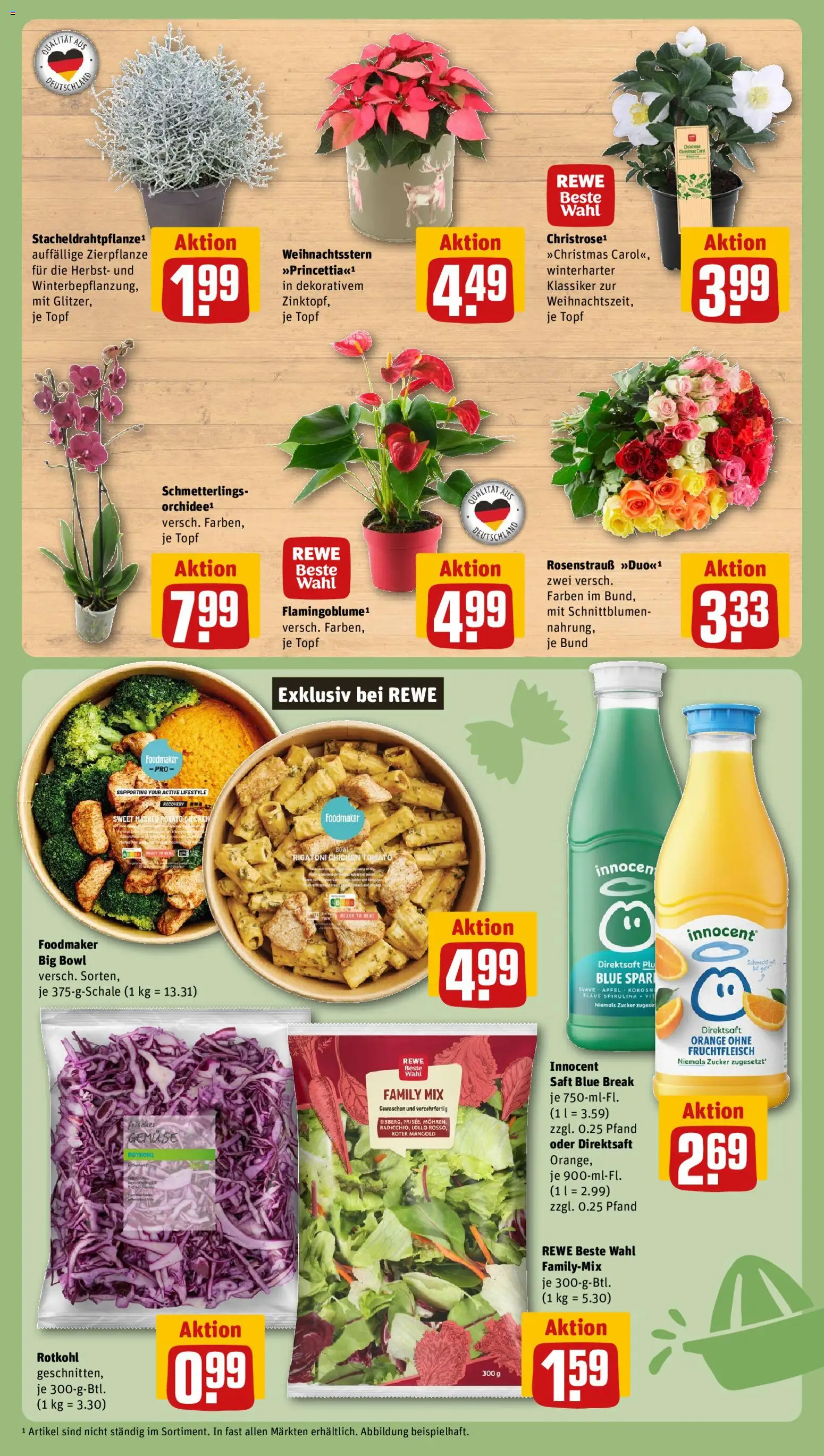 Rewe ihr Kaufpark Prospekt – gültig ab 02.11.2026 | Seite: 7 | Produkte: Rotkohl, Gemüse, Zucker, Saft
