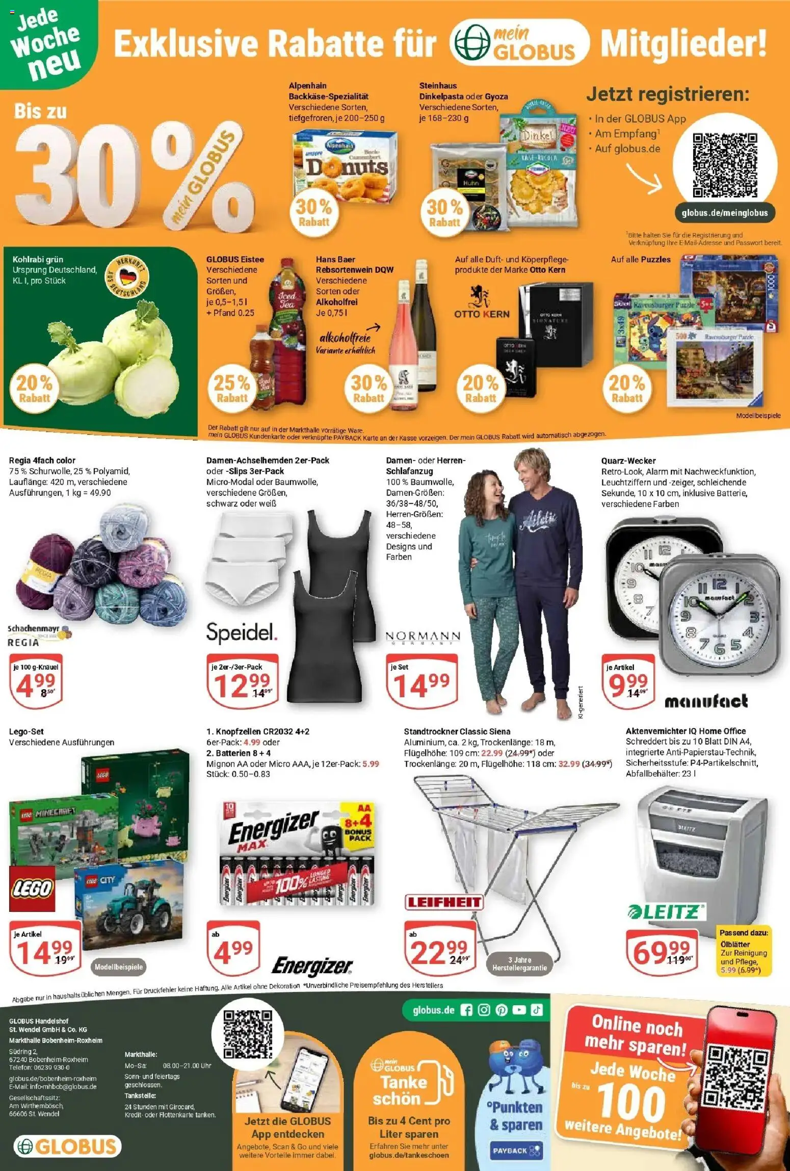 Globus Prospekt Bobenheim-Roxheim (ab 14.09.2026) » Angebote online | Seite: 25 | Produkte: Kohlrabi, Duft, Telefon, Uhr