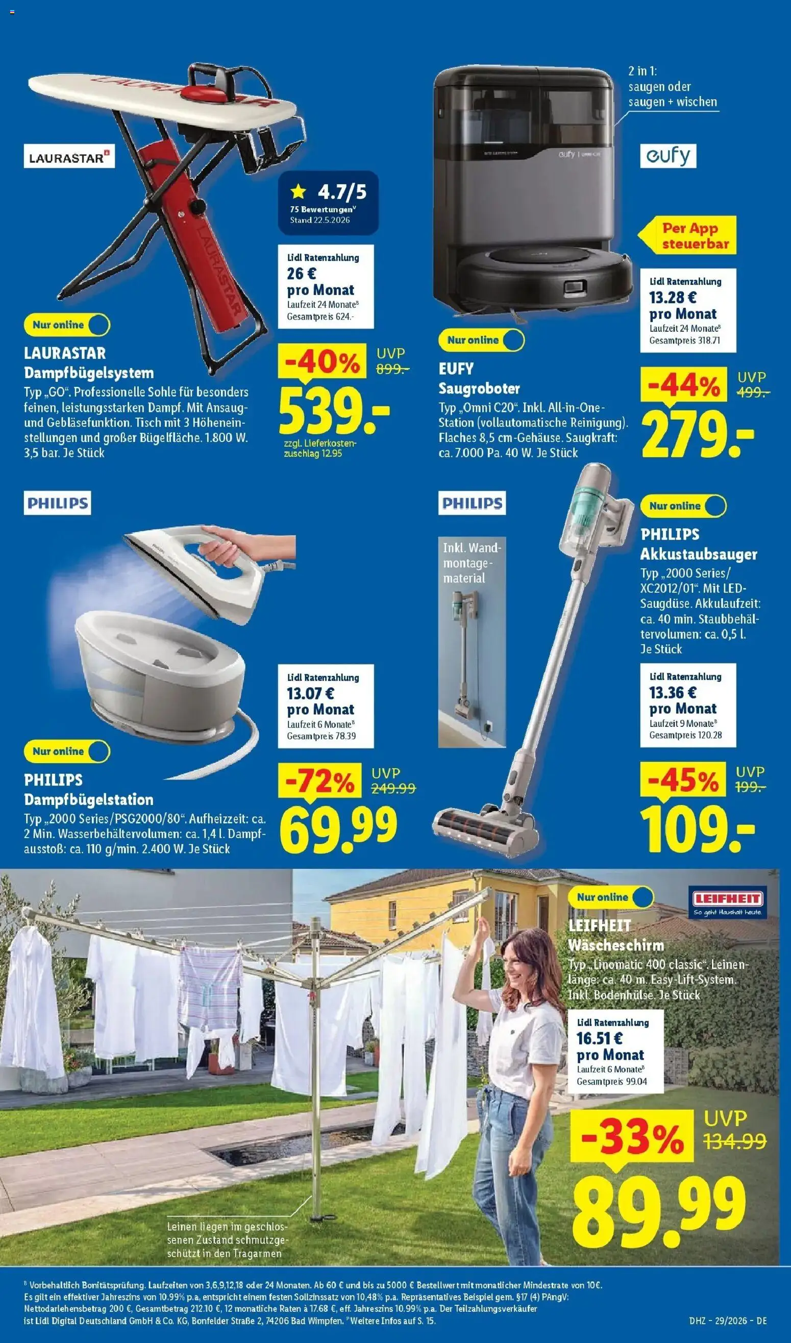 Lidl Prospekt Villingen-schwenningen – gültig ab 13.07.2026 | Seite: 11 | Produkte: Philips, Tisch, Bad