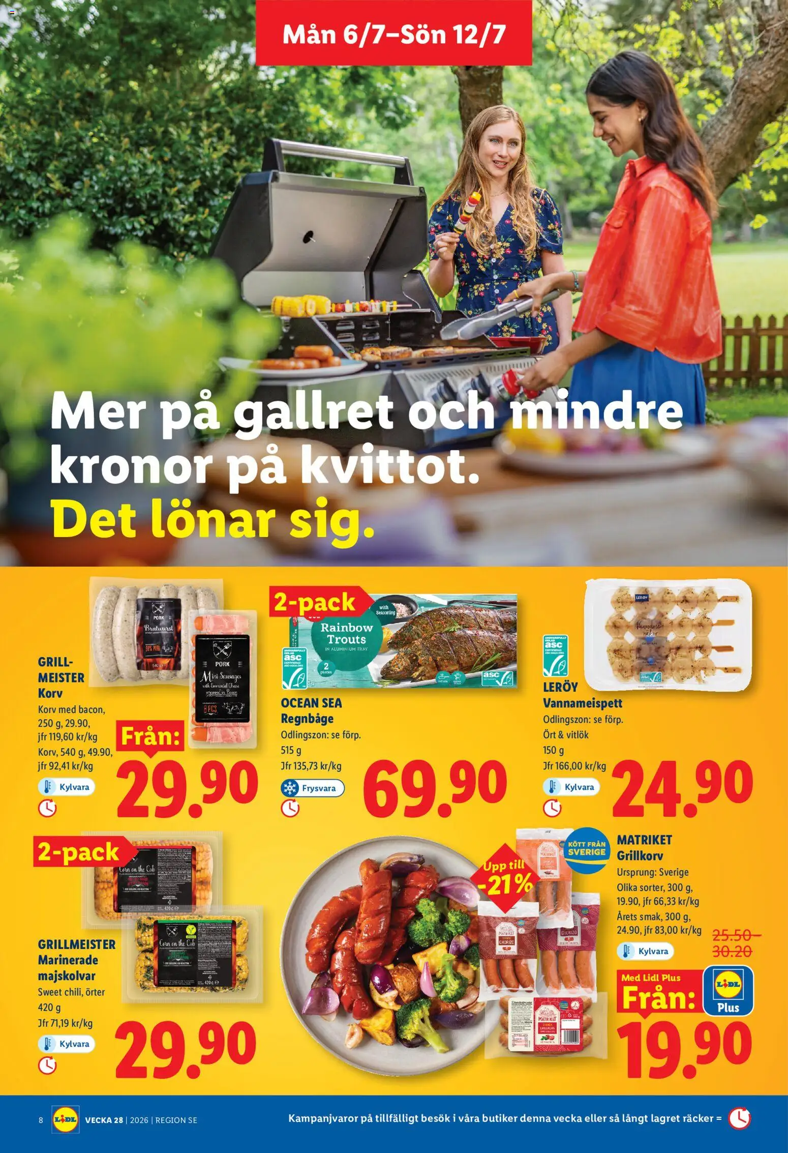 Lidl reklamblad aktuell från 06/07/2026 | Sida: 8
