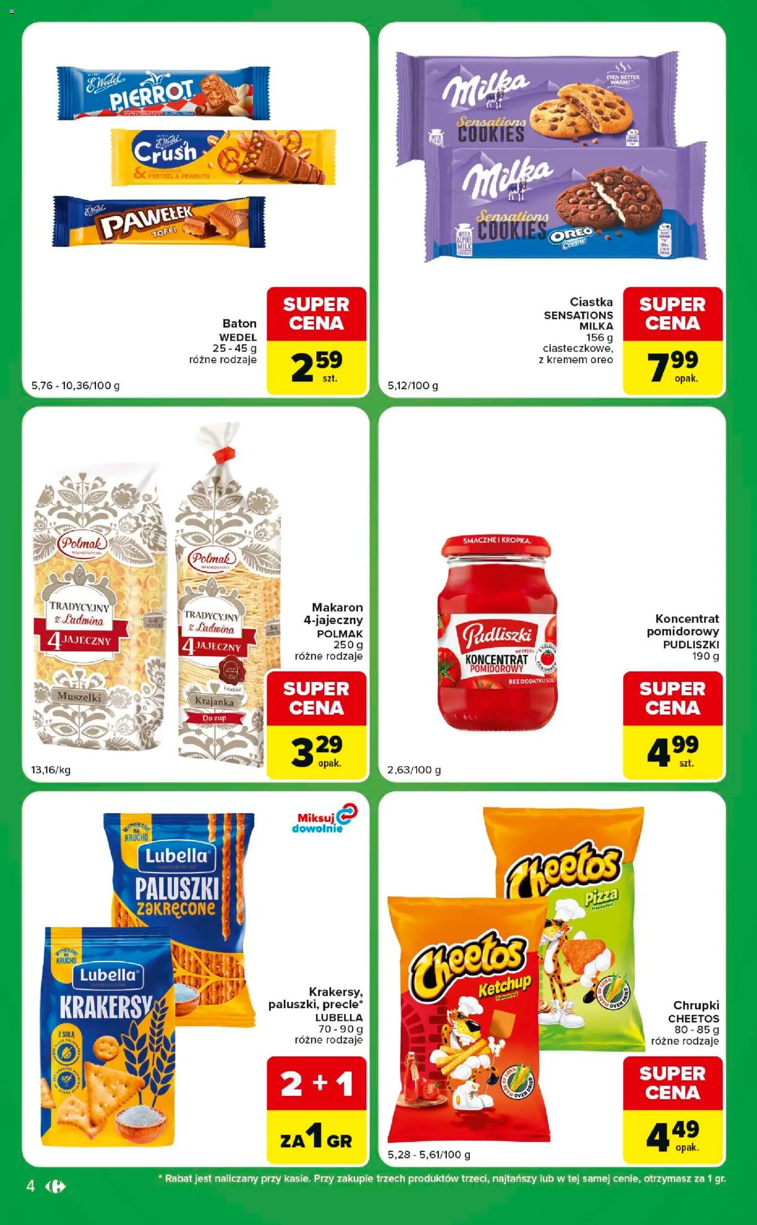 Carrefour gazetka - Express od 11.08.2026 | Strona: 4 | Produkty: Ketchup, Oreo, Paluszki, Makaron