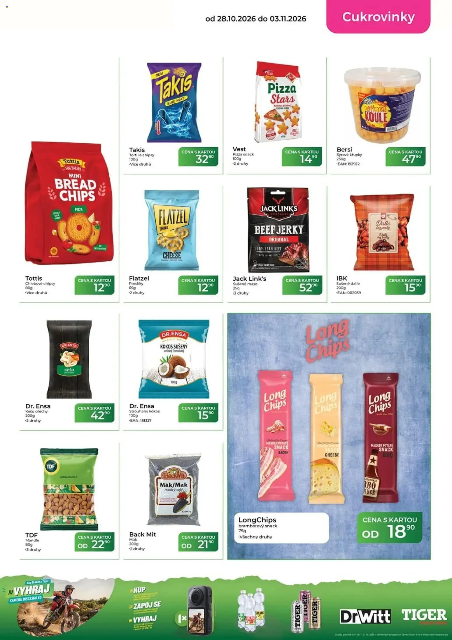 Tamda Foods leták od 28.10.2026 | Strana: 35 | Produkty: Kešu ořechy, Pizza, Ořechy, Cukrovinky