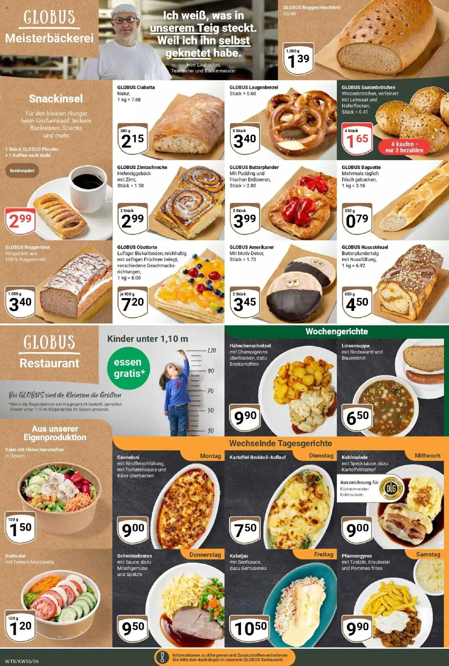 Globus Prospekt Wächtersbach	 – gültig ab 12.04.2026 | Seite: 7 | Produkte: Kaffee, Baguette, Pommes frites, Champignons