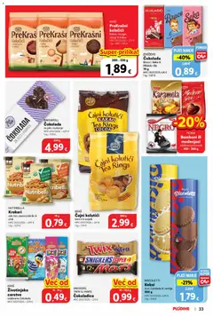 Plodine Katalog - Pregled kataloga iz trgovine Plodine, vrijedi od 29.04.2026 | Stranica: 33 | Proizvodi: Bomboni, Kolačići, Krekeri, Kakao