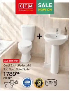 CTM specials catalogue – valid from 24/10/2026 | Page: 2 | Products: Pedestal, Toilet