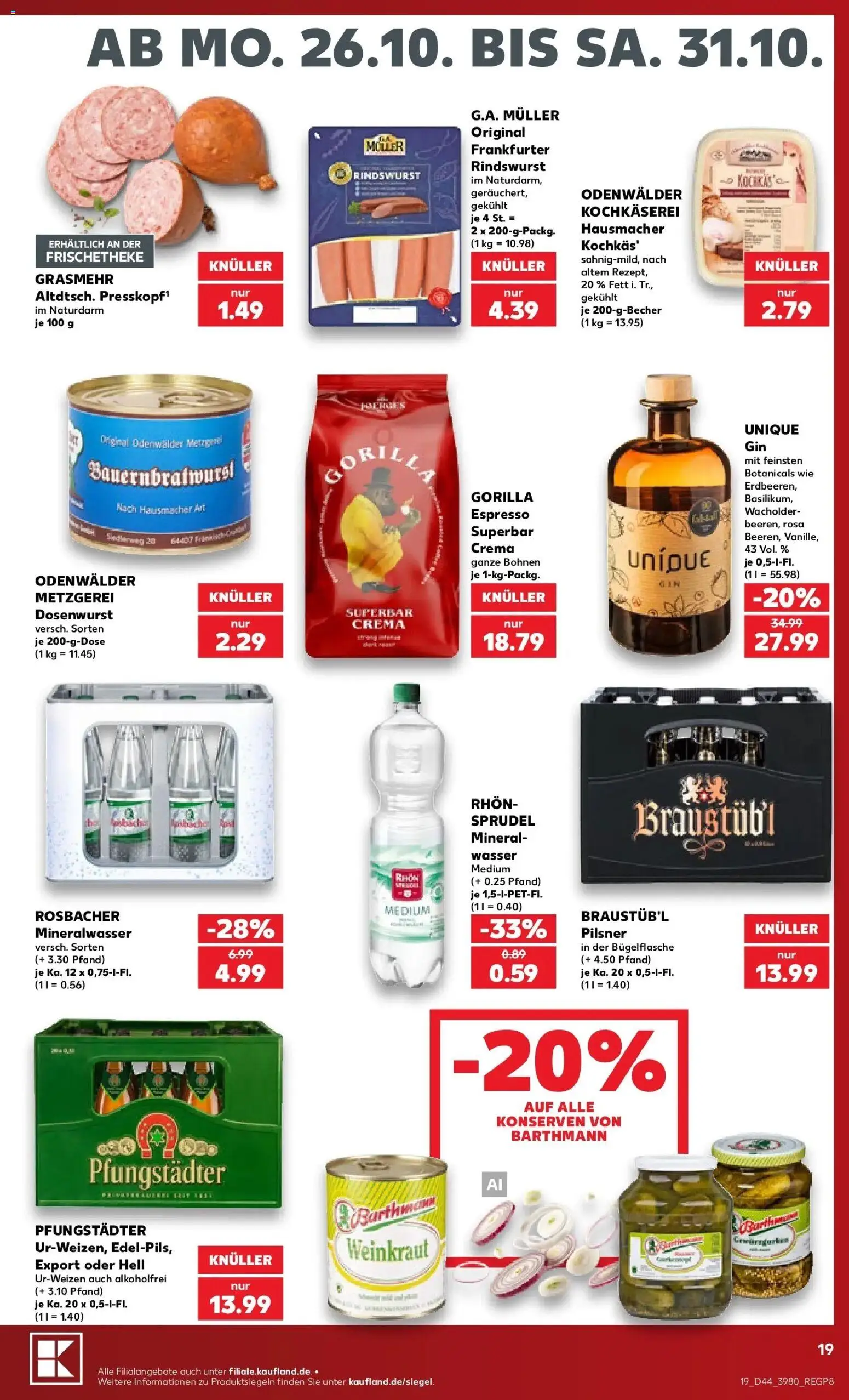 Prospekt Kaufland ab 26.10.2026 » Angebote Online zum Blättern | Seite: 23