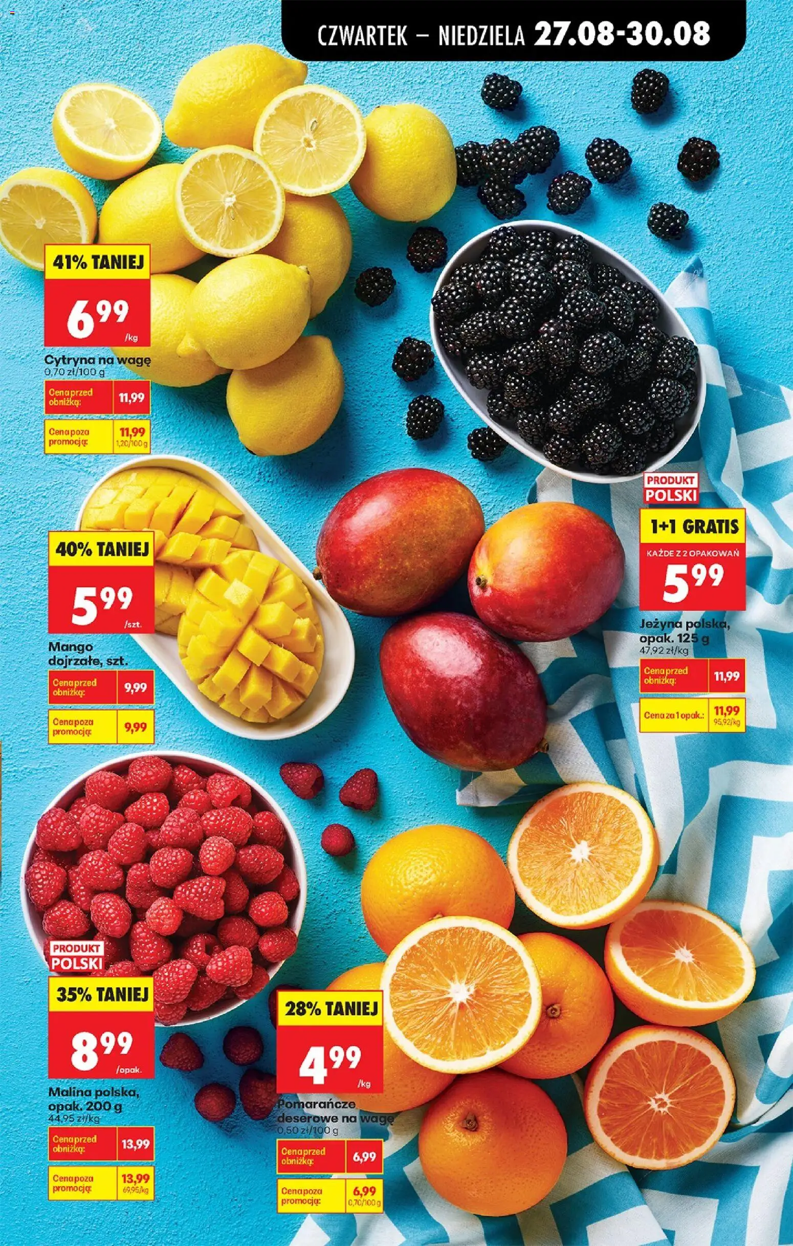 Biedronka Polsko leták - Codziennie niskie ceny od 27.08.2026 | Strana: 33 | Produkty: Mango