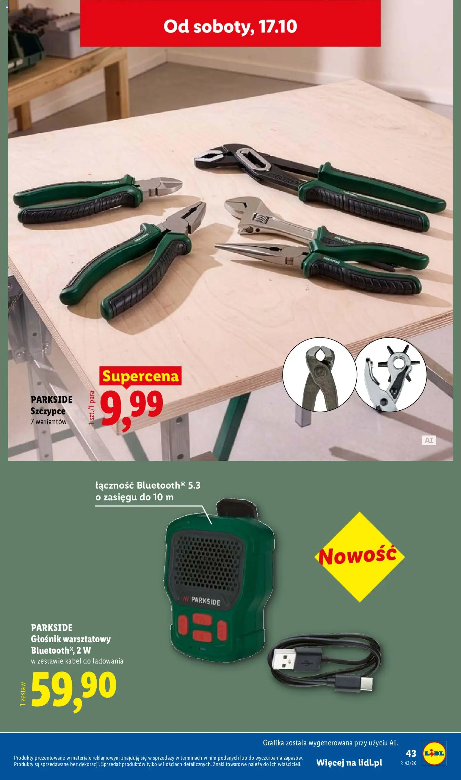 Lidl Polsko katalog od 12.10.2026 | Strana: 47 | Produkty: Parkside, Kabel