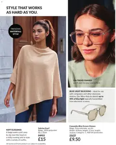 Preview of AVON - Offers valid from 01/09/2026 | Page: 138 | Products: Scarf, Glasses