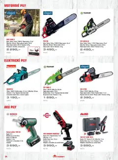 Náhled letáku Uni Hobby katalog - Zahradní technika 2026 od 13.03.2026 | Strana: 24 | Produkty: Brýle, Makita, Nářadí, Baterie