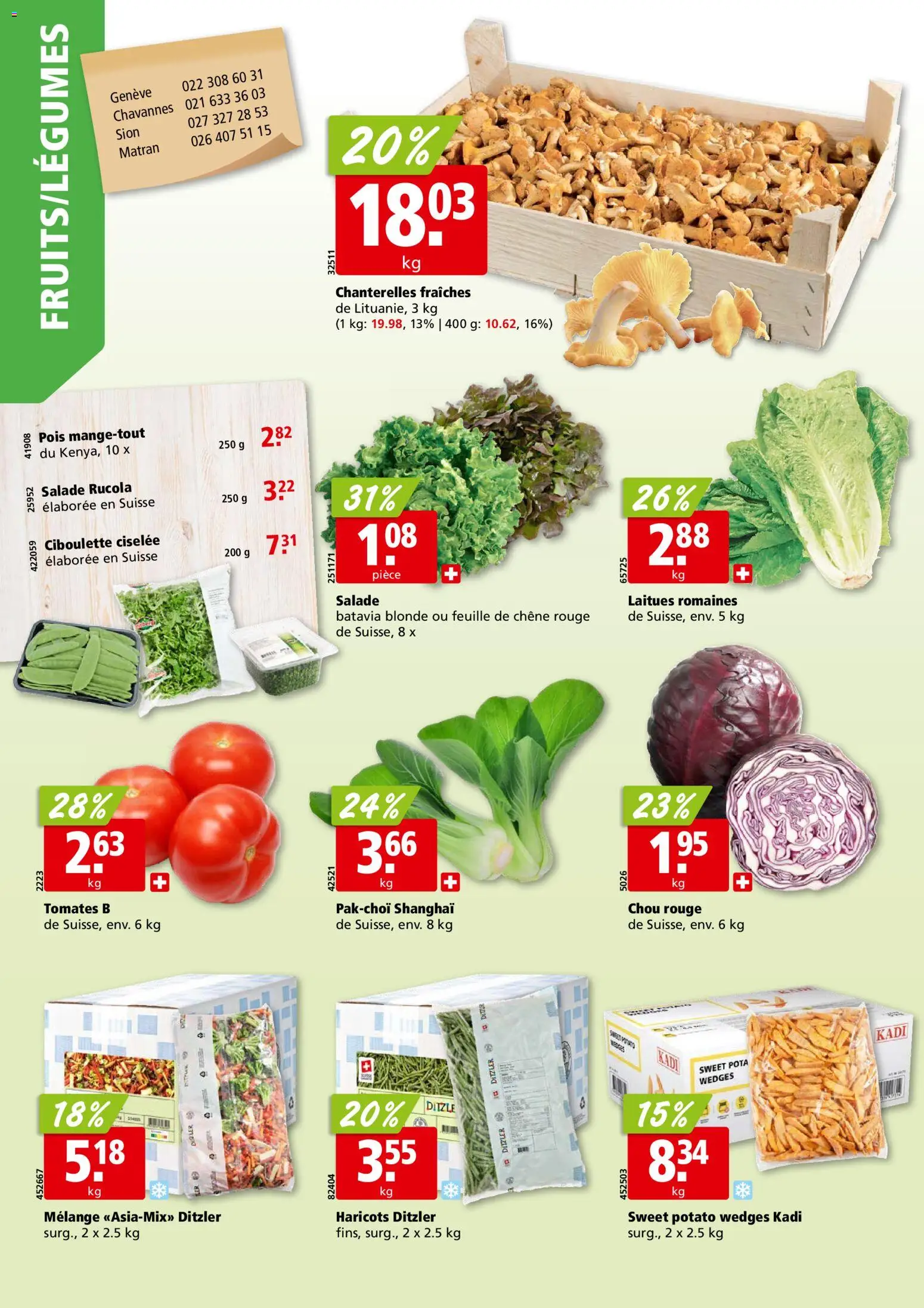 Aligro aktionen Chavannes, Matran, Genève, Sion – gültig ab 13.07.2026 | Seite: 2 | Produkte: Rucola, Rouge