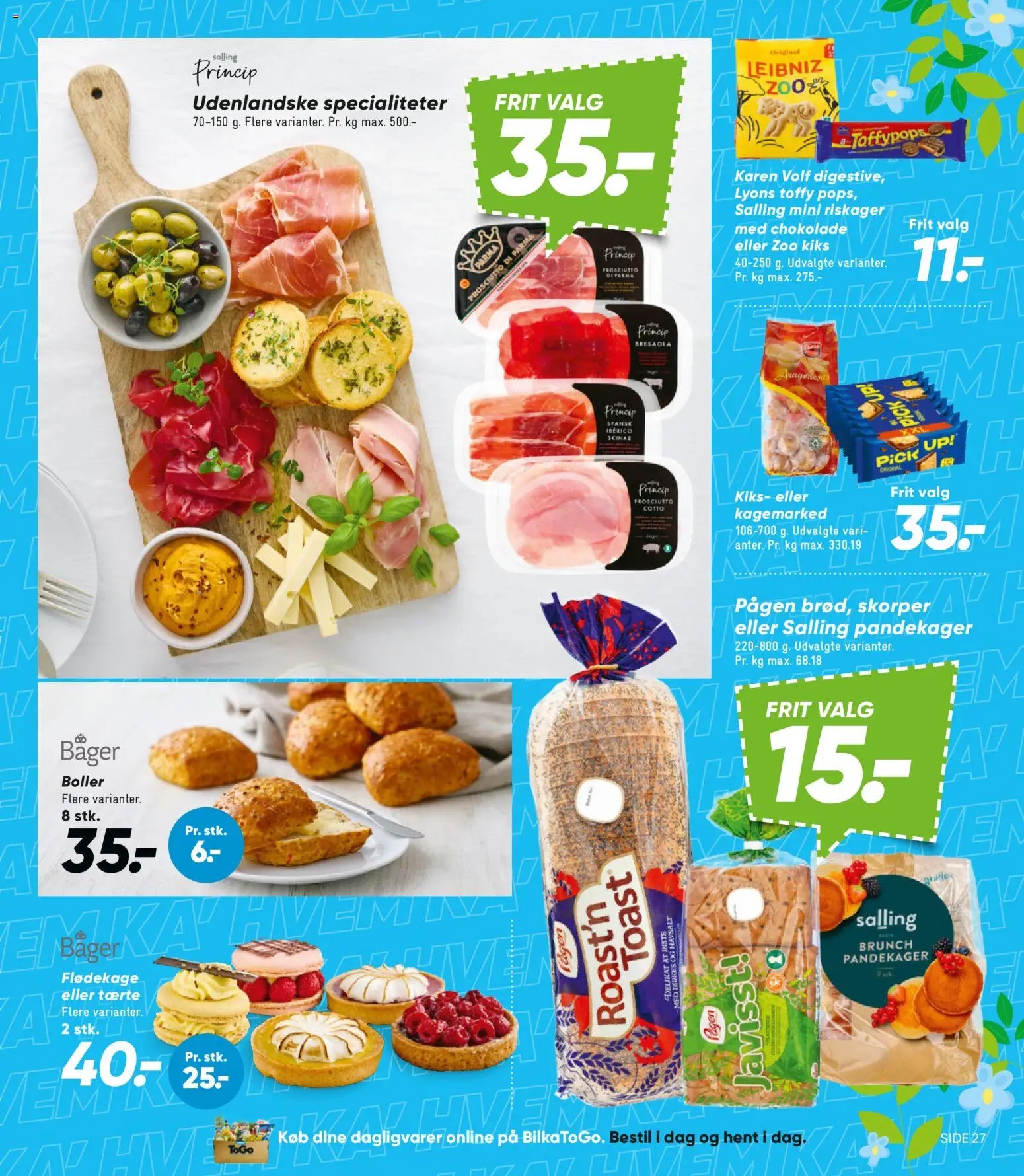 Bilka tilbudsavis – gyldig fra 22.05.2026 | Side: 37 | Produkter: Chokolade, Skinke, Riskager