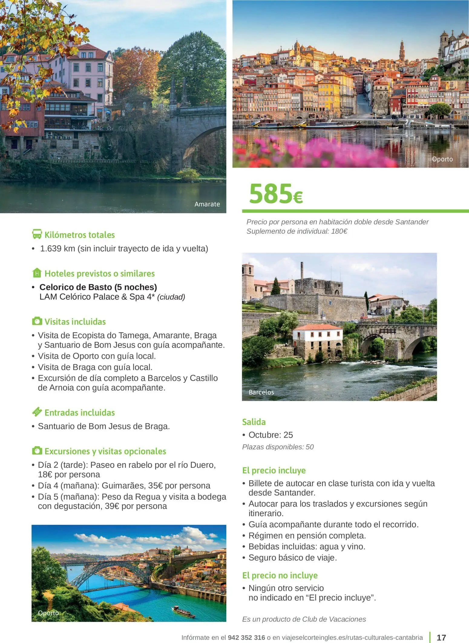 Viajes El Corte Inglés Rutas Culturales Cantabria │ válido desde el 01.05.2026 | Página: 17