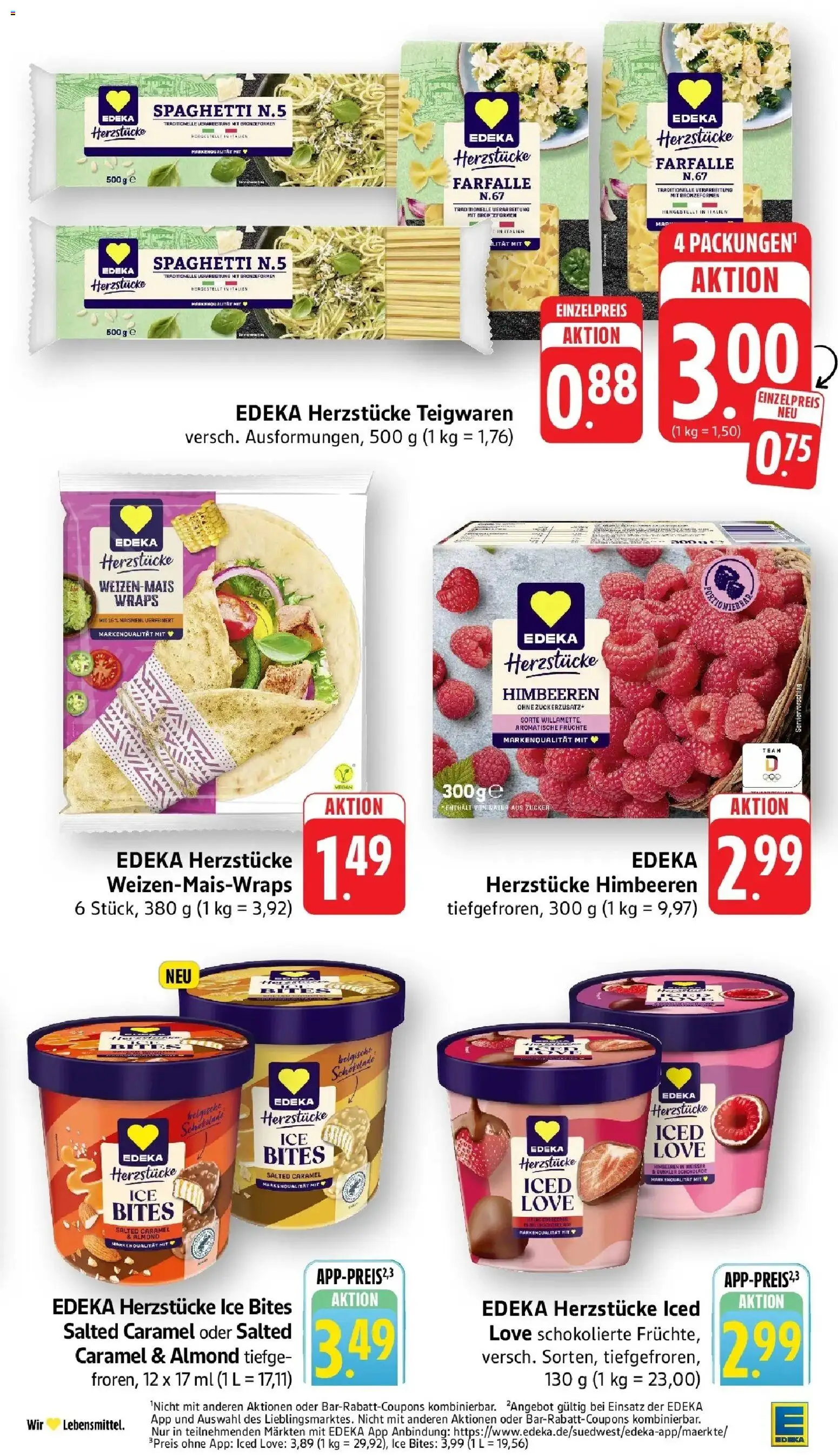Edeka Prospekt Ulm-Lehr – gültig ab 01.06.2026 | Seite: 15 | Produkte: Himbeeren, Schokolade, Zucker
